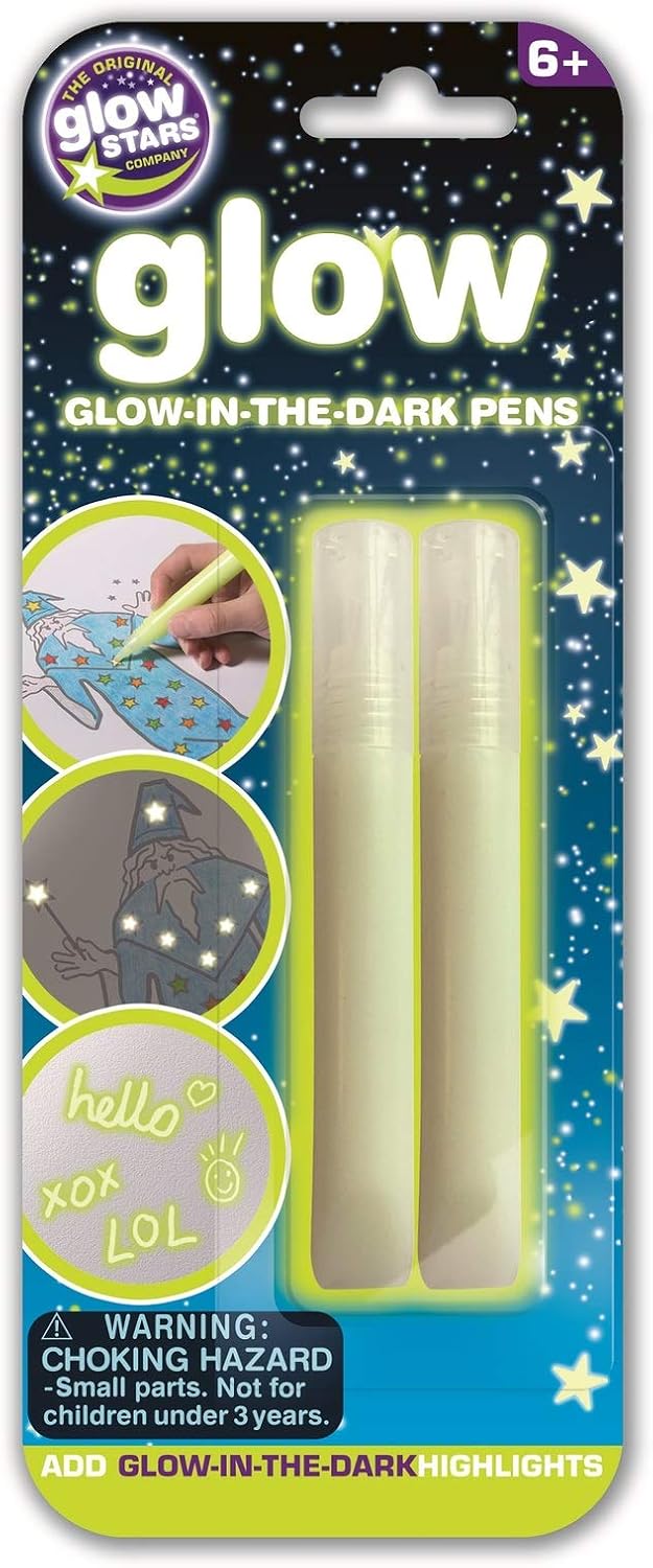 The Original Glowstars Company Glow in the Dark Pens - Glow-in-the-Dark Art Supplies for Kids