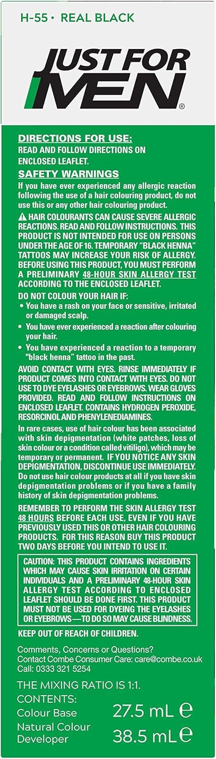 Just For Men Original Formula Real Black Hair Dye - H55 4