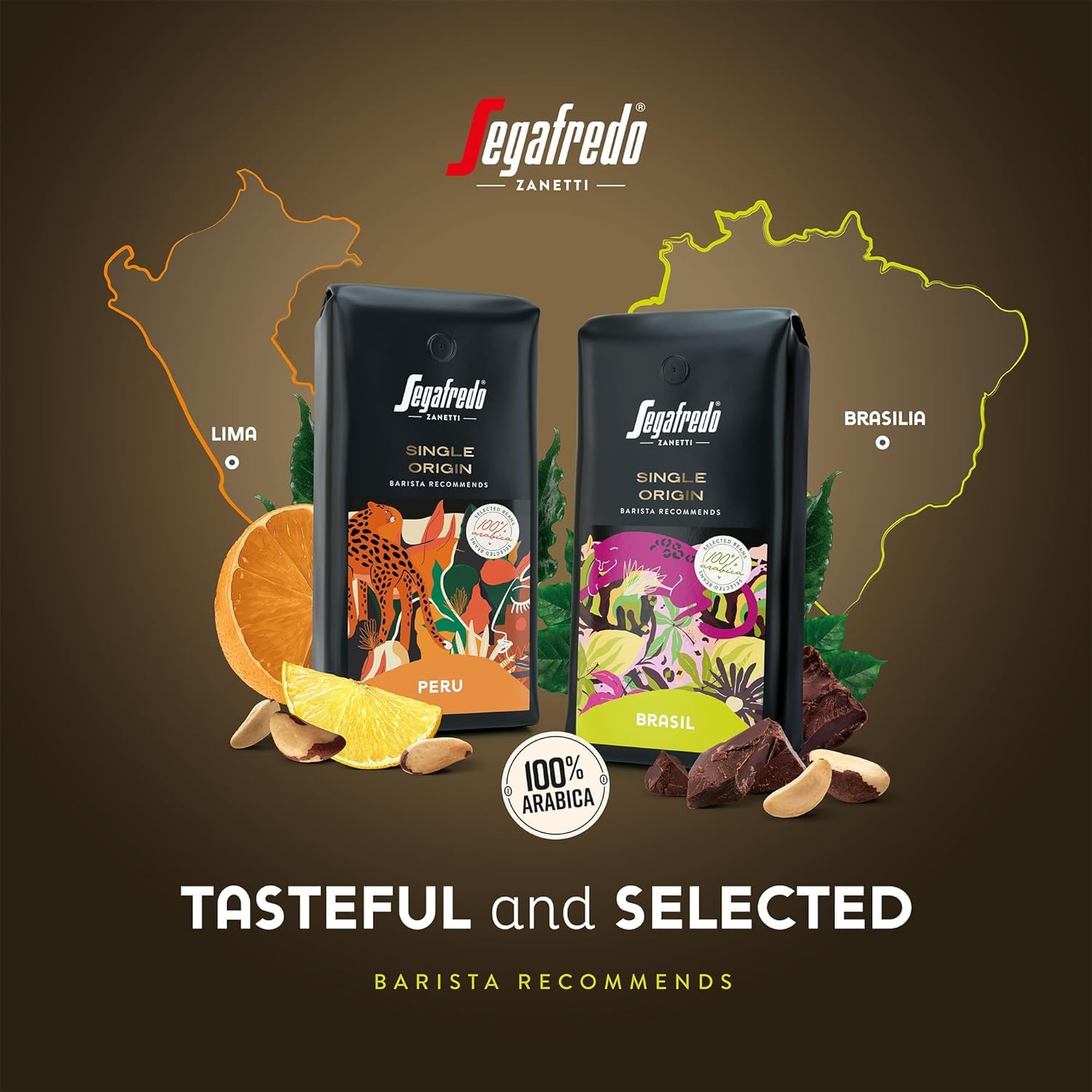 Segafredo Zanetti Single Origin Perù 100 % Arabica-Kaffeebohnen – 1 kg ganze Bohne 5