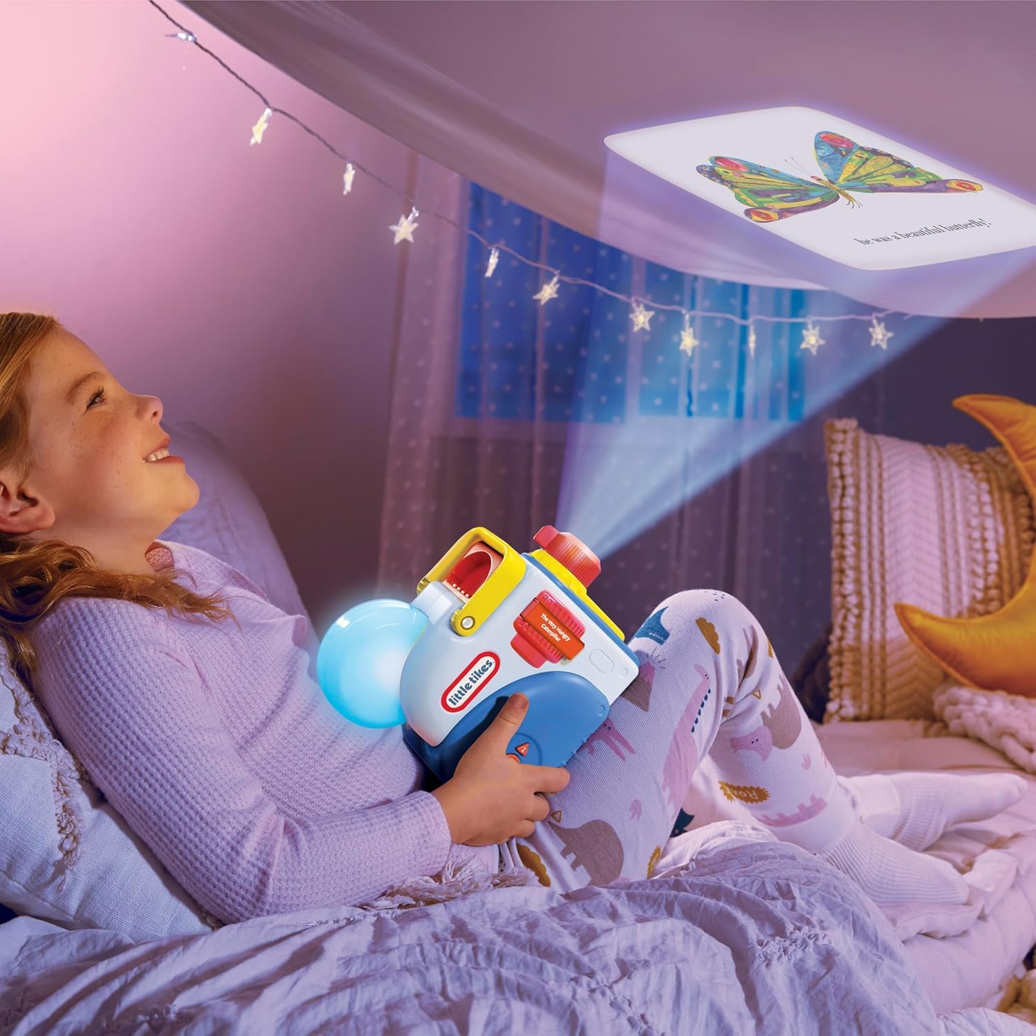 Little Tikes Story Dream Machine Collection – 3 Geschichten von Eric Carle und leuchtende Raupe – ab 3 Jahren 5