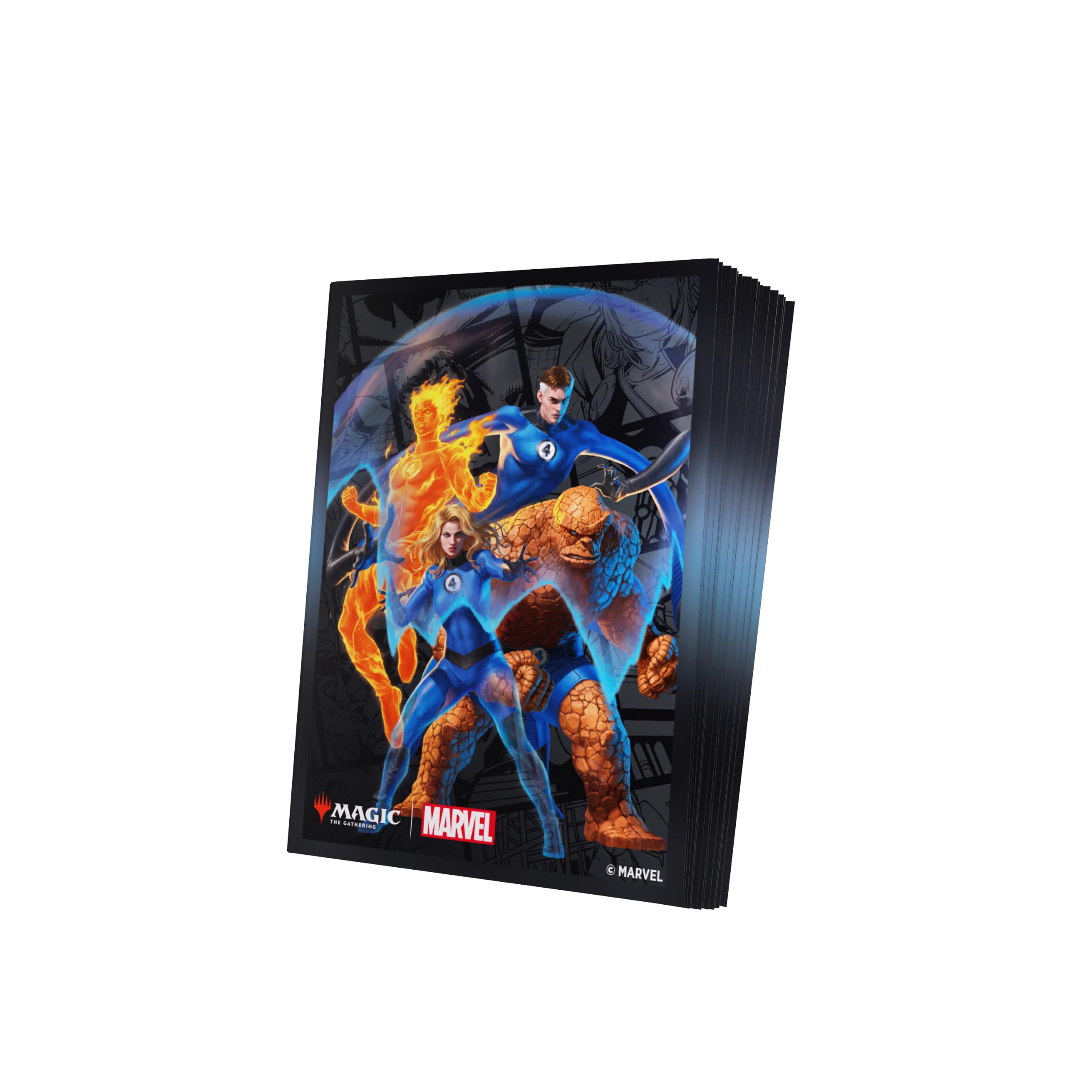 Gamegenic Premium Art Sleeves - Fantastic Four Design | 105 Sleeves | Standard Card Size