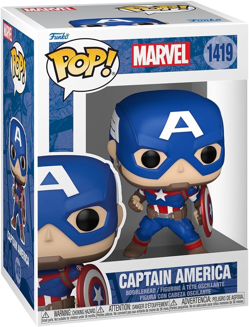 Funko Pop! Marvel: Captain America - Marvel Comics - Vinyl Figure