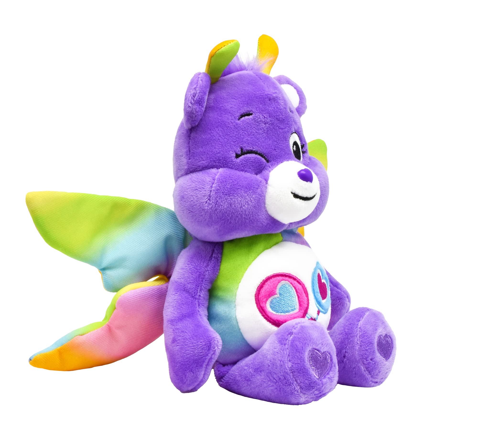 Care Bears Share Bear in Butterfly Costume Plush Toy | 9 Inch | Ages 4+ | Multicolor