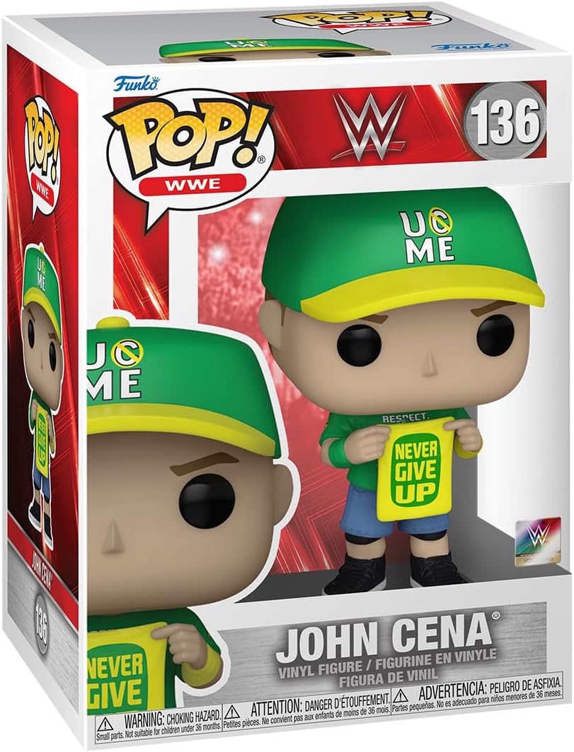 Funko Pop! WWE: John Cena (Never Give Up) Vinyl Figure