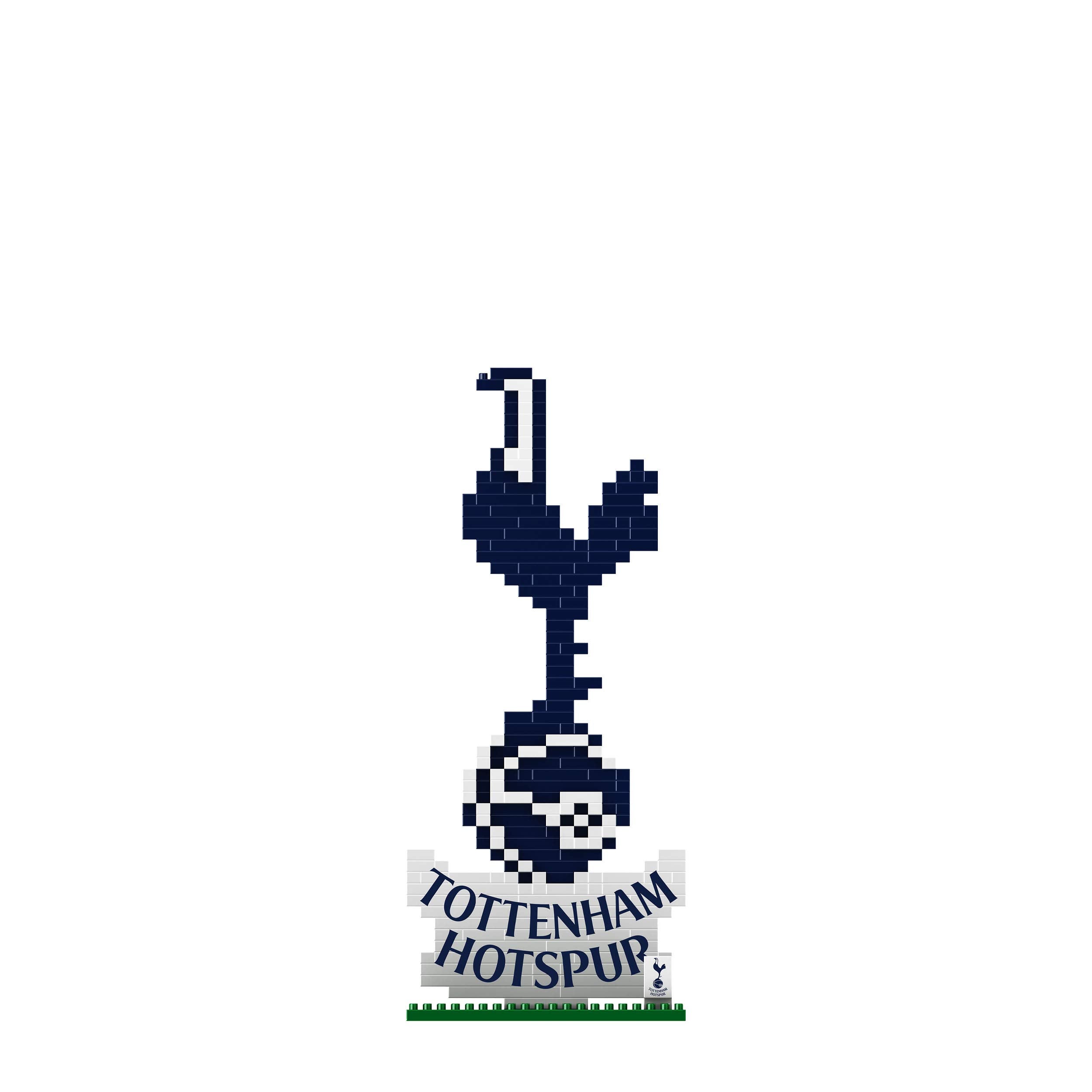 FOCO Tottenham Hotspur BRXLZ Logo Building Set - 399 Pieces | Ages 12+ | 8cm x 5cm x 10cm 2