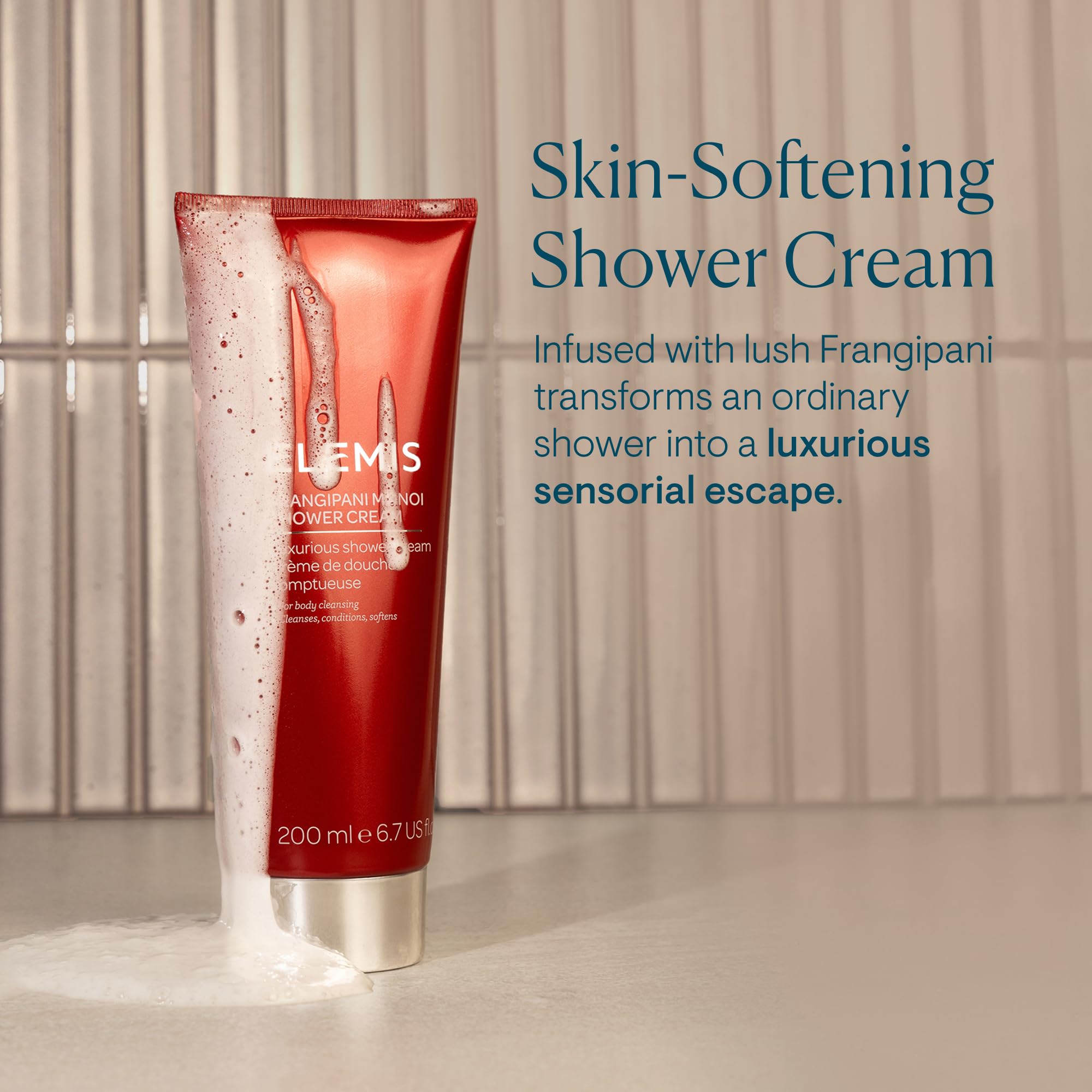 Elemis Frangipani Monoi Shower Cream - Cleanses, Conditions, Softens | 200 ml 2