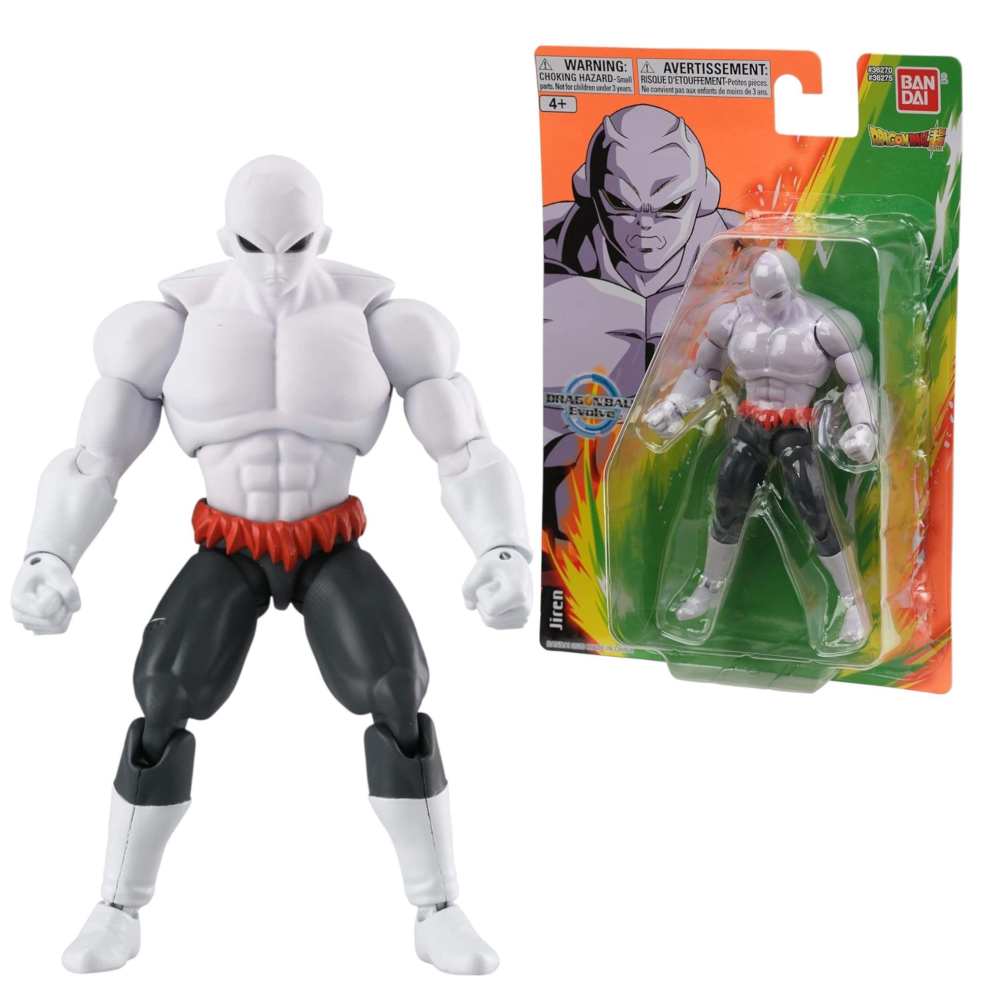 Dragon Ball Super Evolve Jiren 12.5cm Action Figure - Bandai Collectible, Model 36275