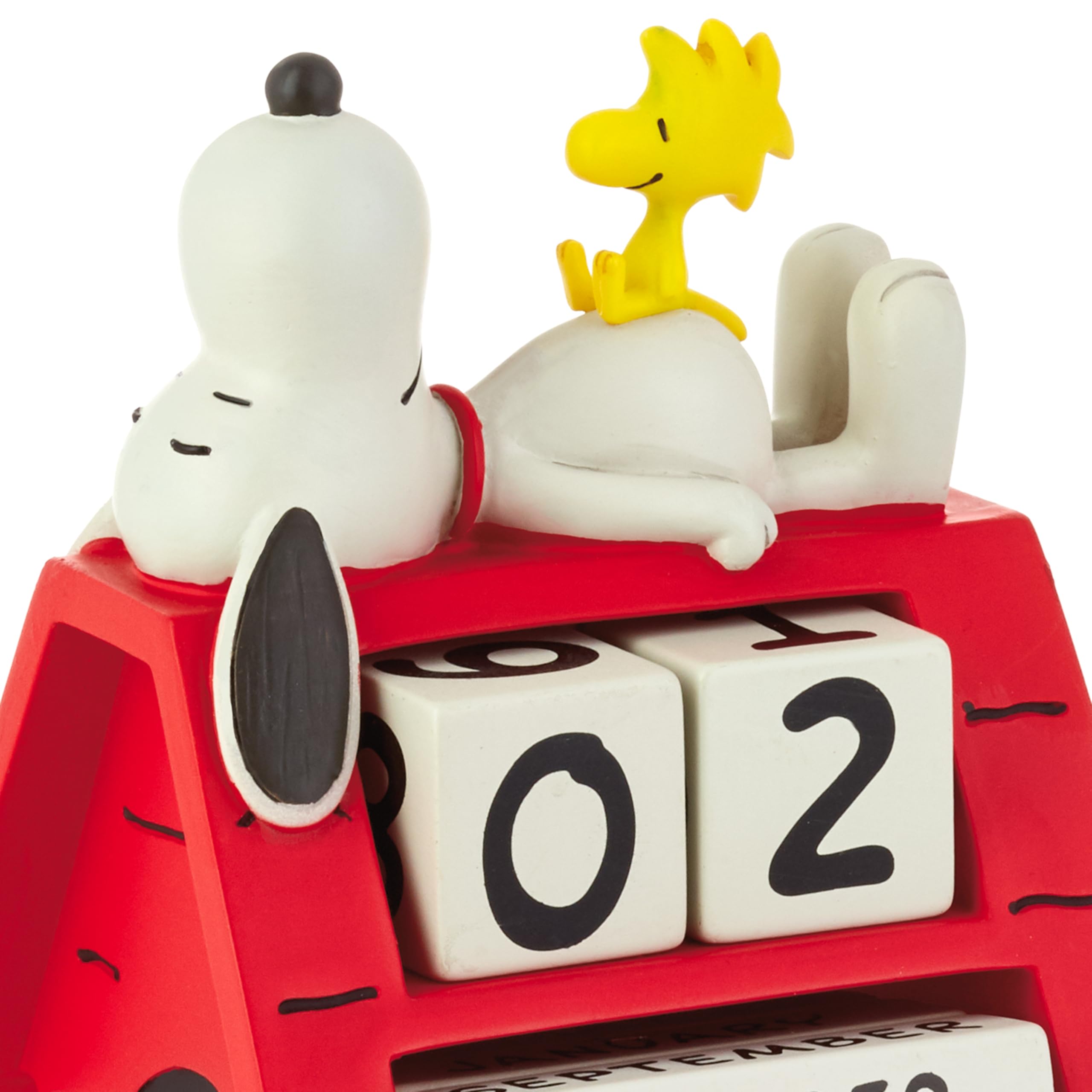 Hallmark SNOOPY & WOODSTOCK Perpetual Calendar | Resin Construction | H14.4cm x W8.4cm 4