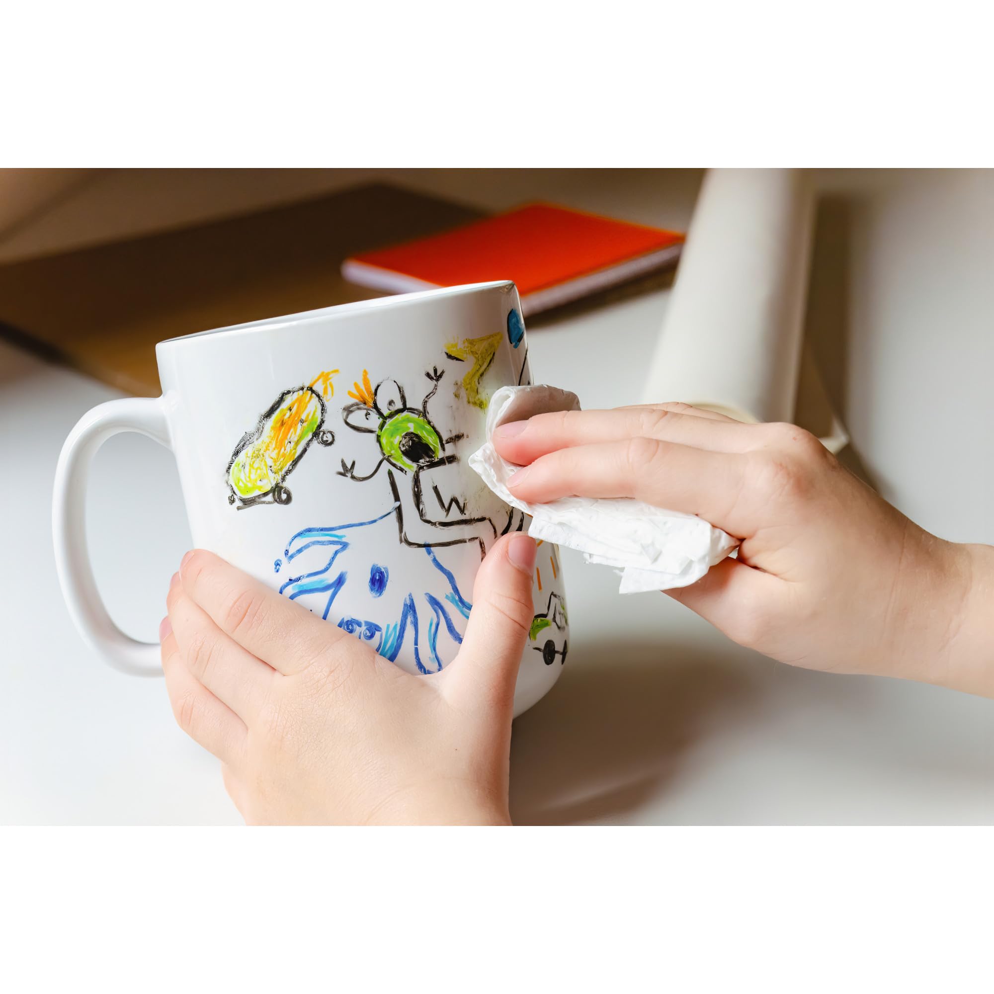 BIC Kids Multisurface Pencils 12pk - Triangular Grip with Sharpener for Drawing on Glass, Whiteboards & More 4