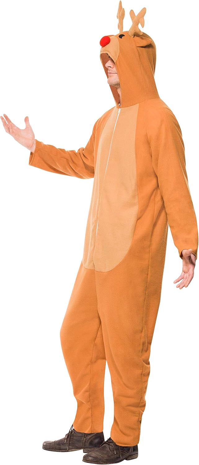 Smiffys Reindeer Costume - Festive Fancy Dress for Adults 4