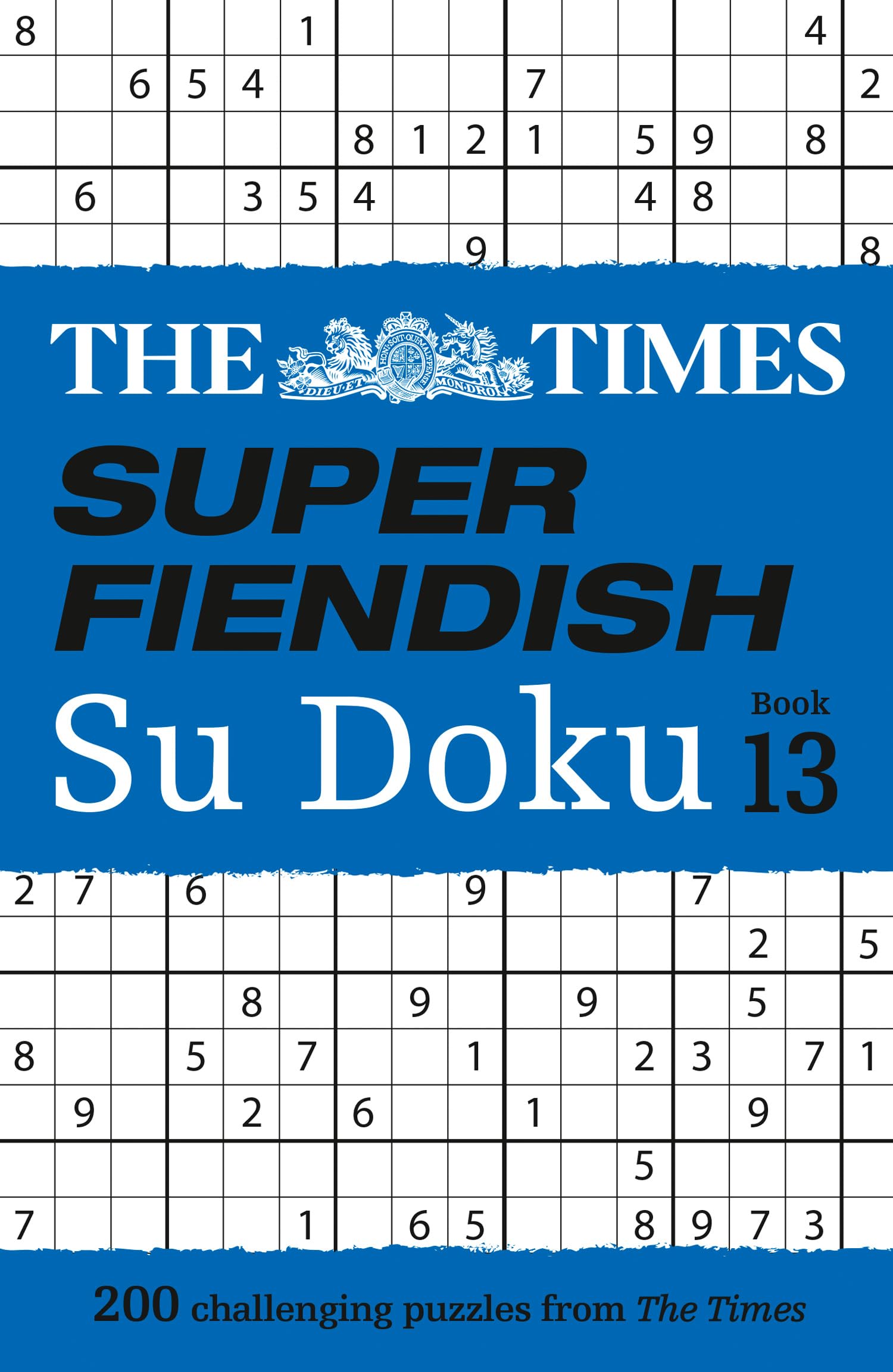 Times Books The Times Super Fiendish Su Doku Book 13 - 200 Challenging Puzzles | Paperback | English