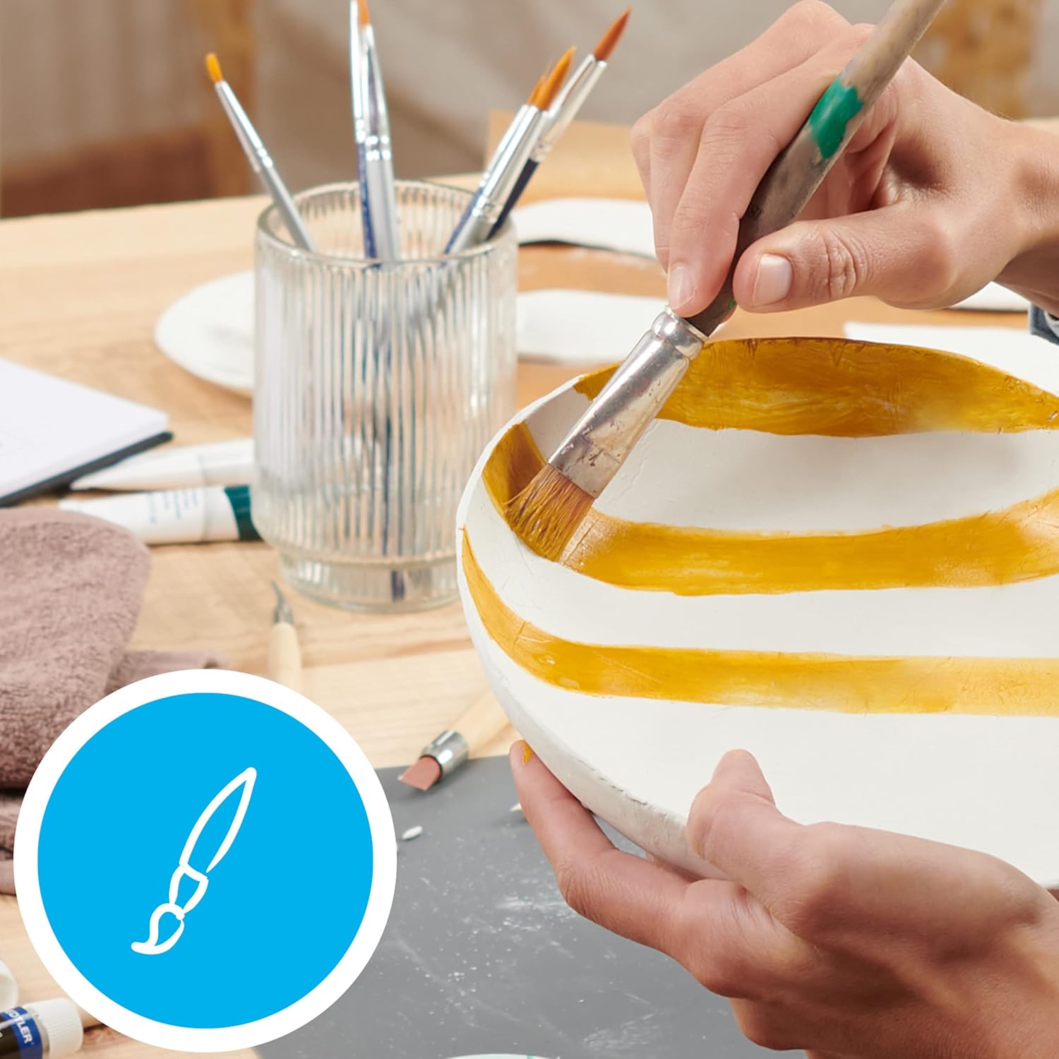 STAEDTLER FIMO Air Basic Air-Drying Modelling Clay - 1 kg White, No-Bake Craft Clay for Kids & Adults 4