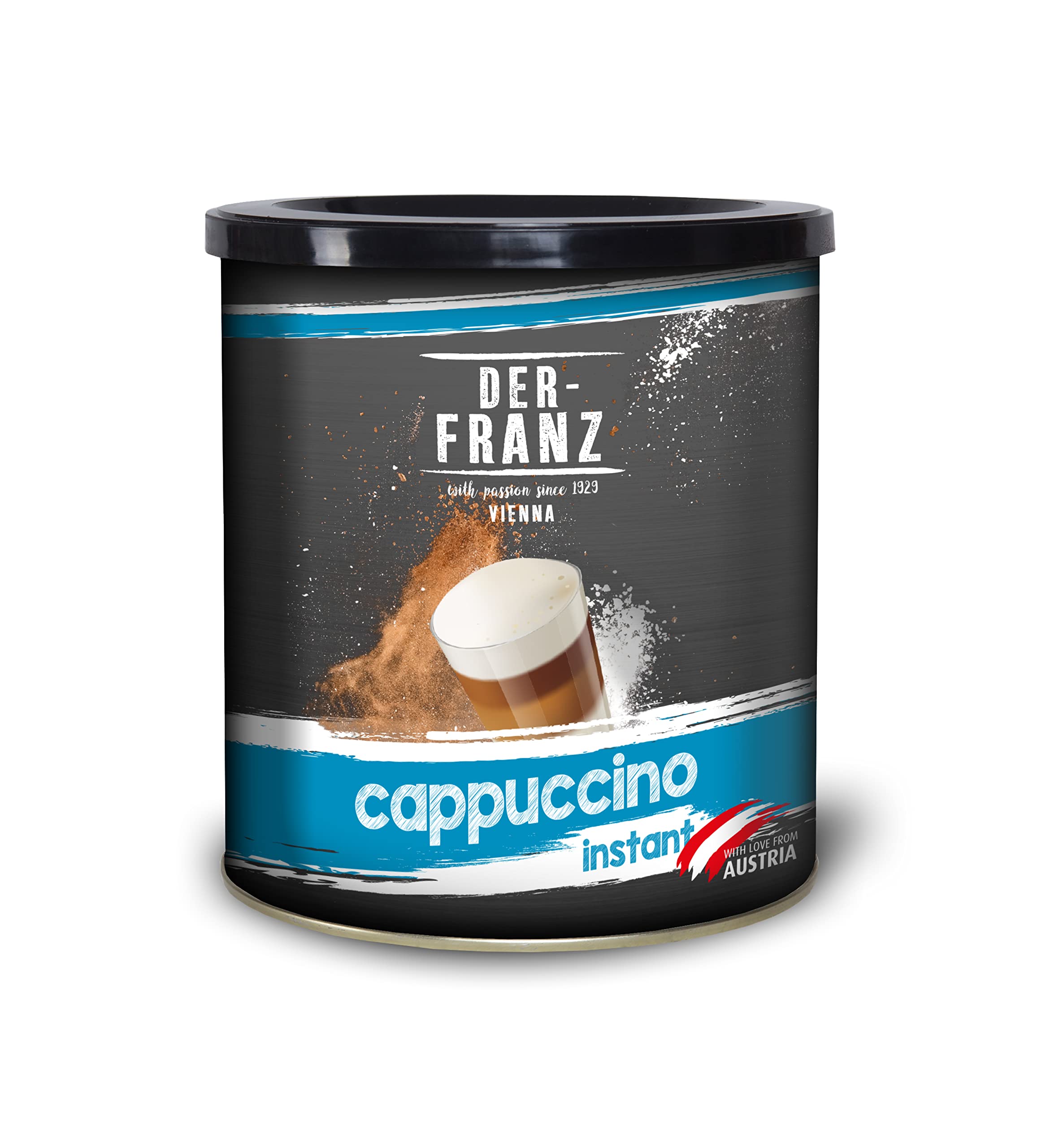 Der-Franz Instant Cappuccino 500 g – Ready-to-Use Cappuccino Mix with 15.5% Instant Coffee