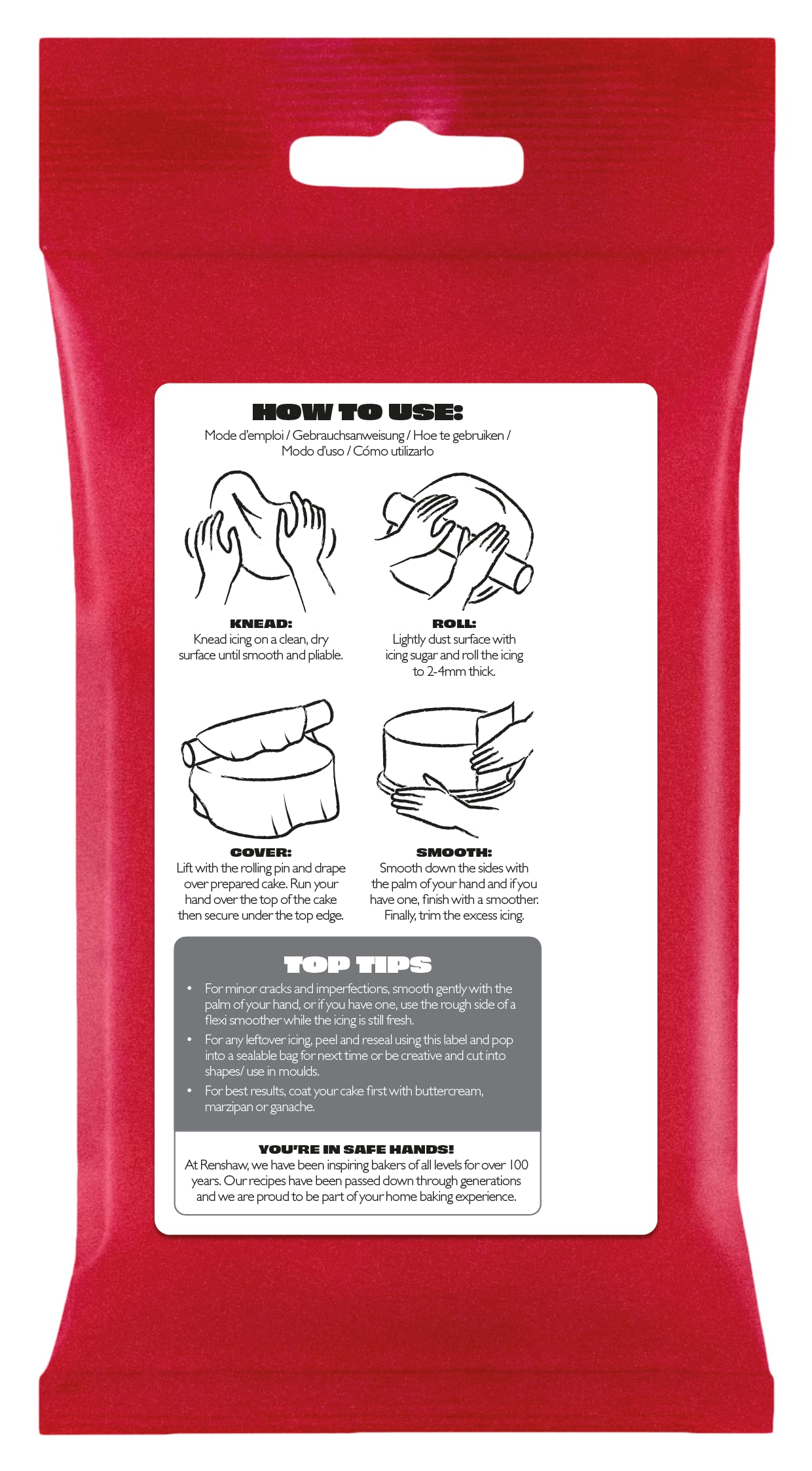 Renshaw Just Roll With It Ready to Roll Fondant Icing - Grey, 250 g 4