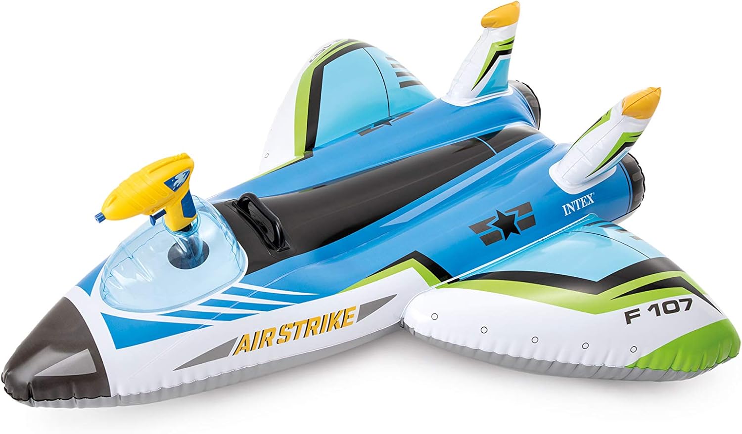 Intex 57536NP Water Gun Plane Ride-On - Inflatable Outdoor Water Toy for Kids 5