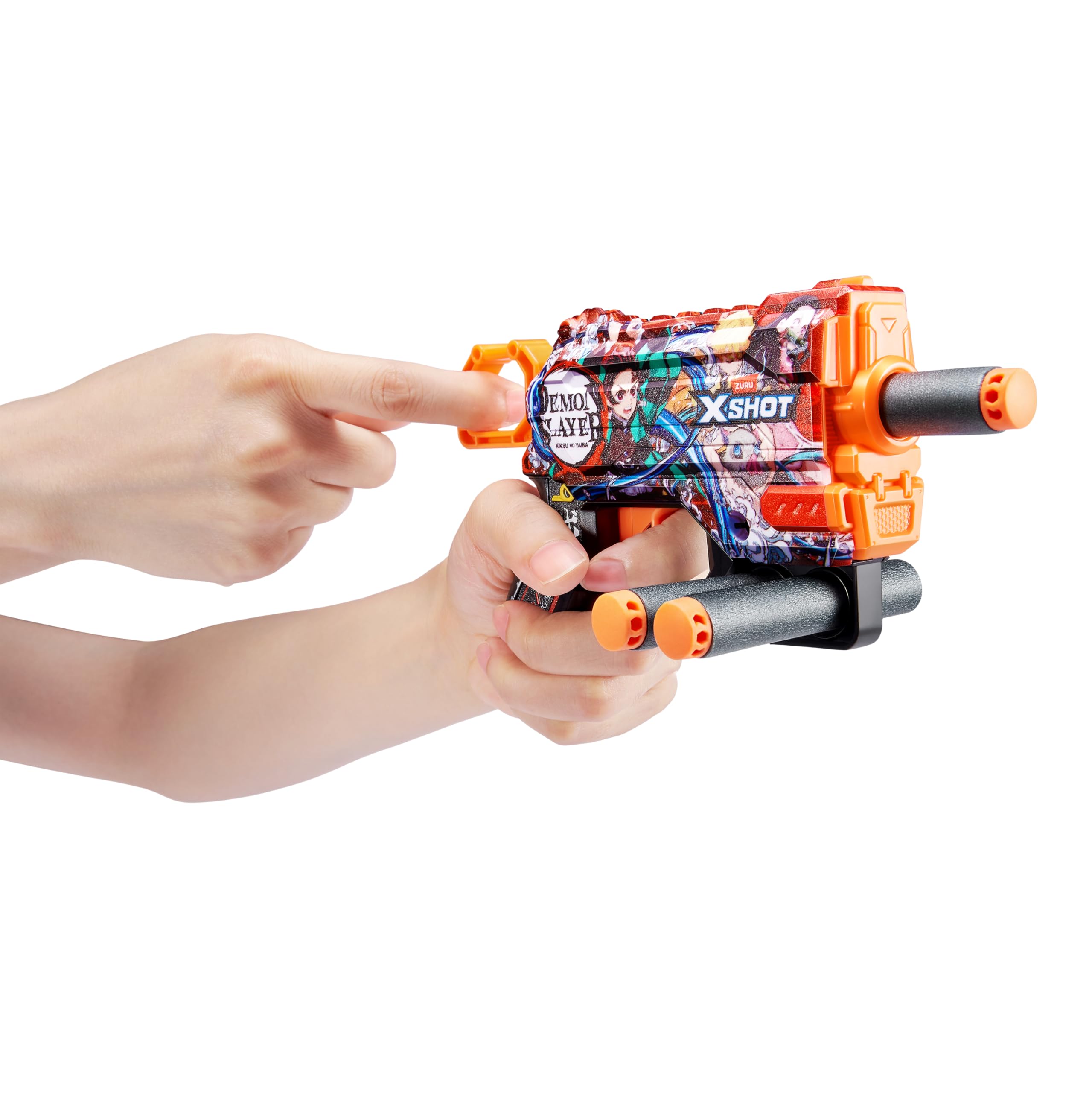 XSHOT Skins Menace Foam Blaster - 2 Blasters & 16 Darts with Air Pocket Technology 11