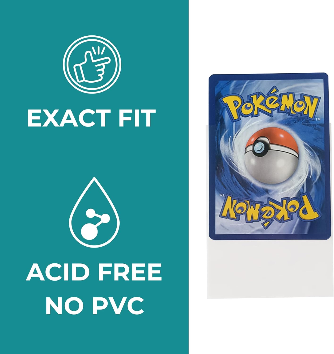 XShield Exact Fit Trading Card Sleeves - 60 Micron, High Clarity, 500-Pack 4