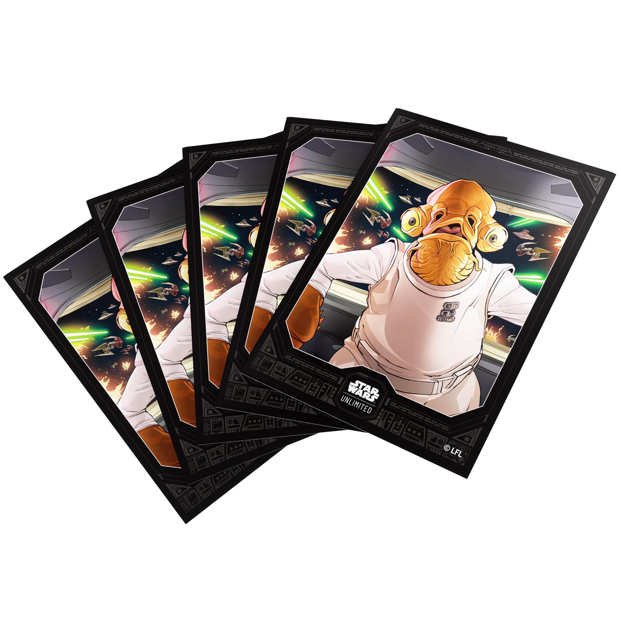 Gamegenic Star Wars: Unlimited Card Game Admiral Ackbar Art Sleeves 5