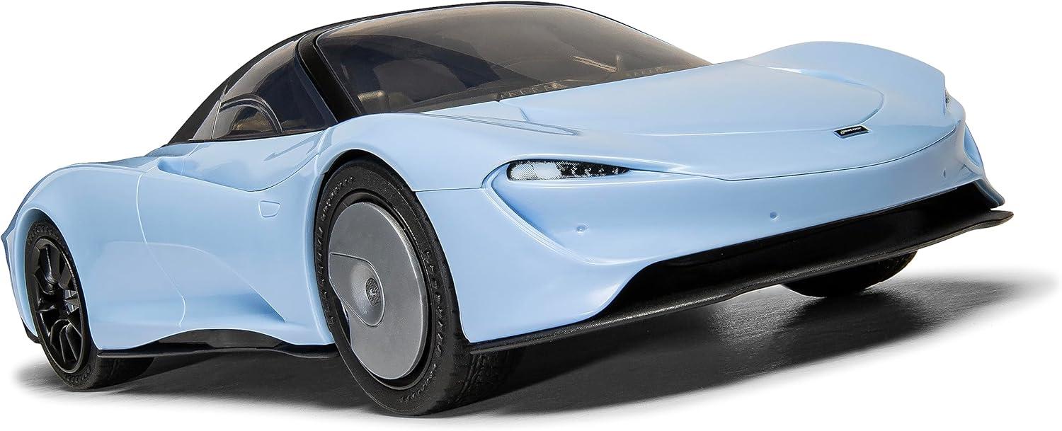 Airfix QuickBuild McLaren Speedtail Model Kit - 37-Piece Plastic Car Model for Ages 14+