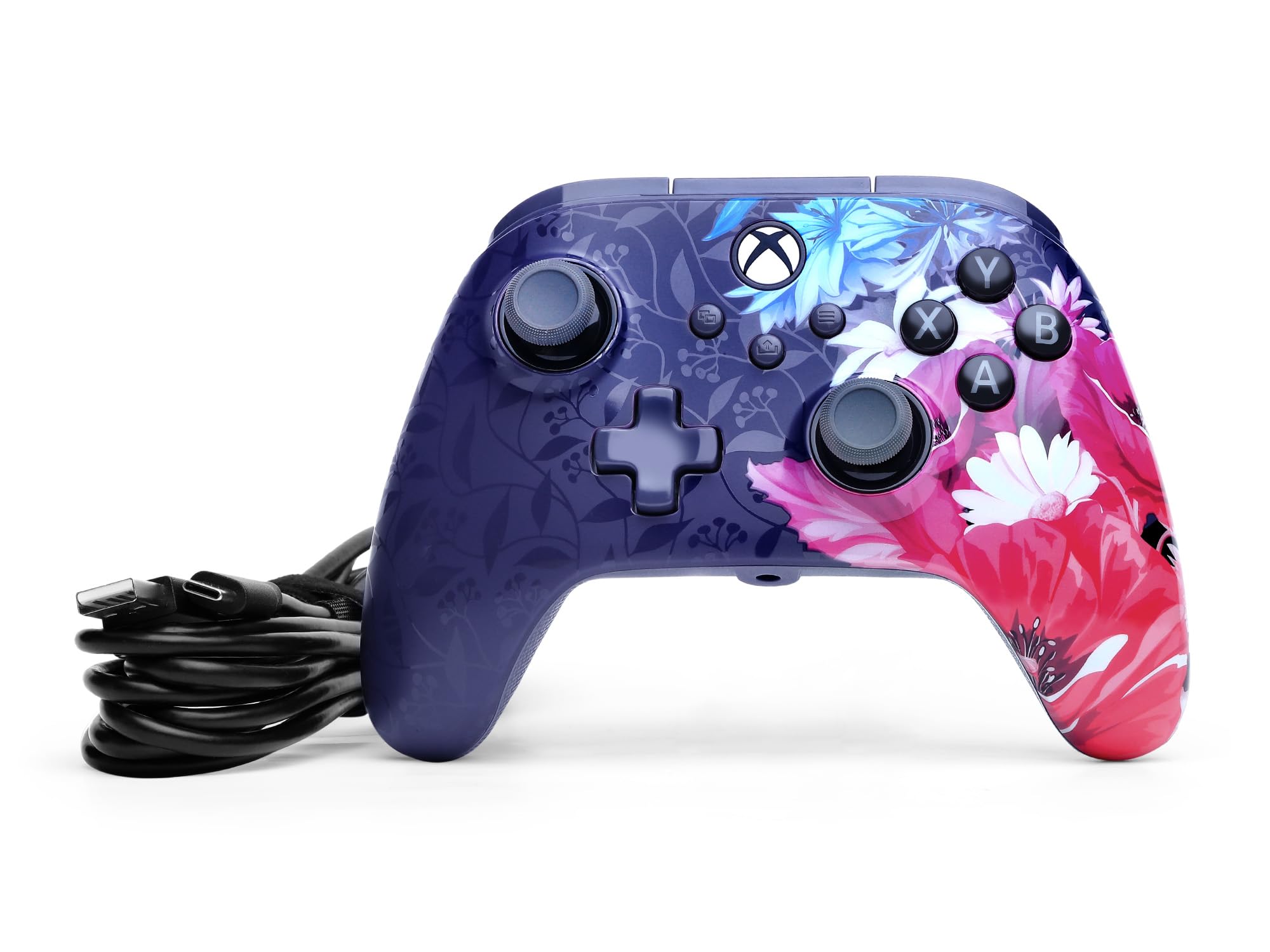 PowerA Advantage Plus Wired Controller for Xbox Series X|S, Xbox One, PC - Night Blossom | Hall Effect | Mappable Buttons 9