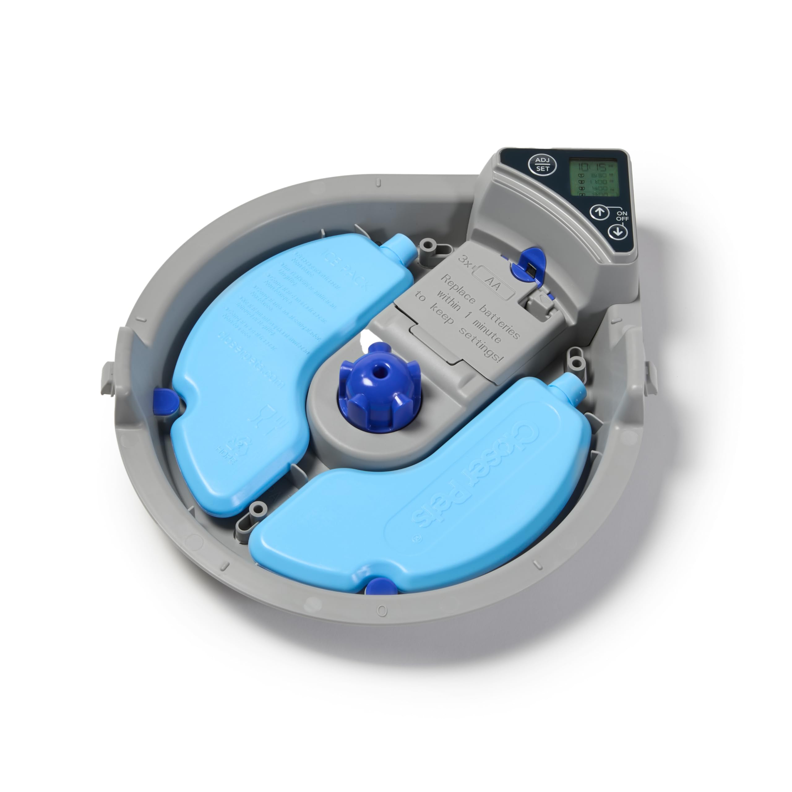 Closer Pets Cat Mate C500 Automatic 5-Bowl Feeder with Digital Timer for Wet/Dry Food 6