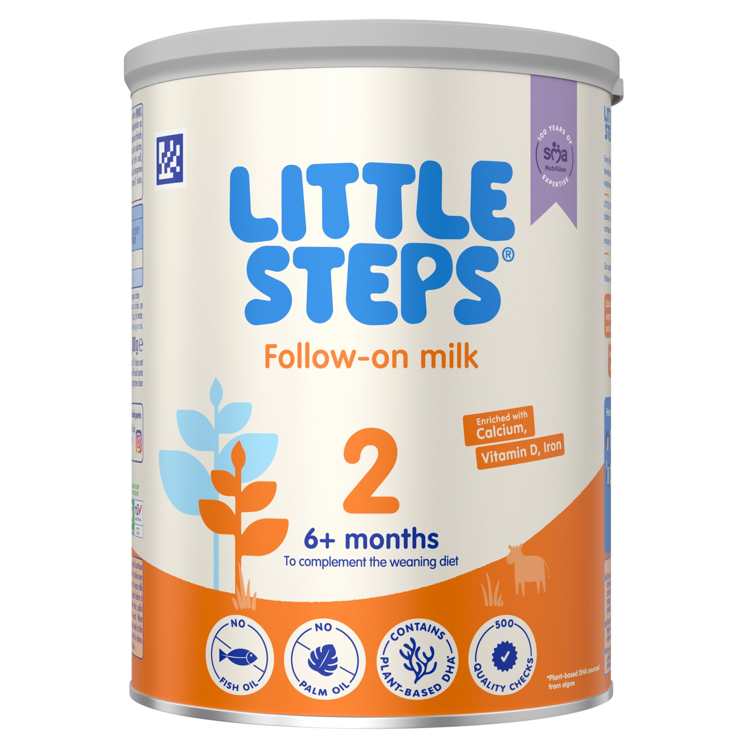 LITTLE STEPS Stage 2 Follow-on Baby Milk Formula Powder - From 6-12 Months, 800g