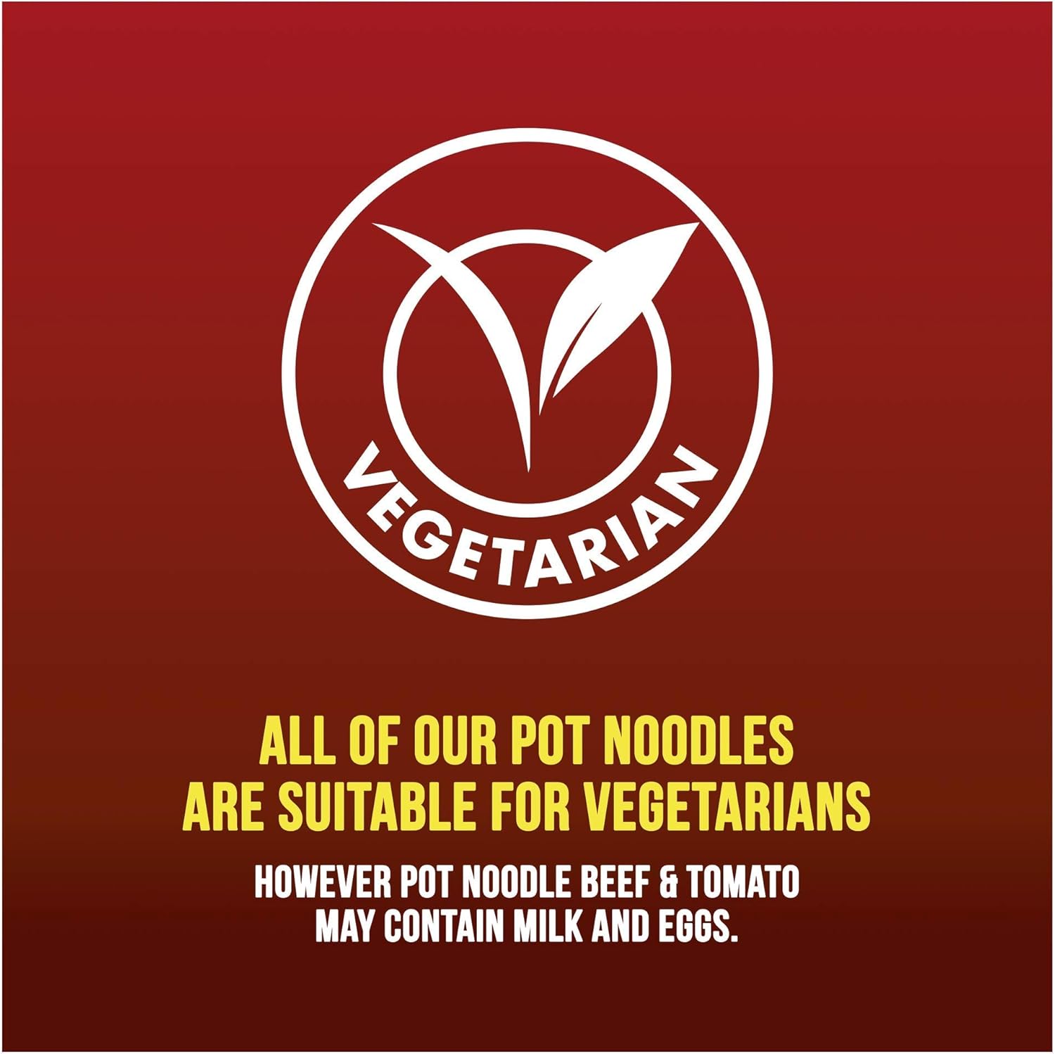 Pot Noodle Beef & Tomato Flavour King Pot – 12 x 114g Vegetarian Instant Noodles 3