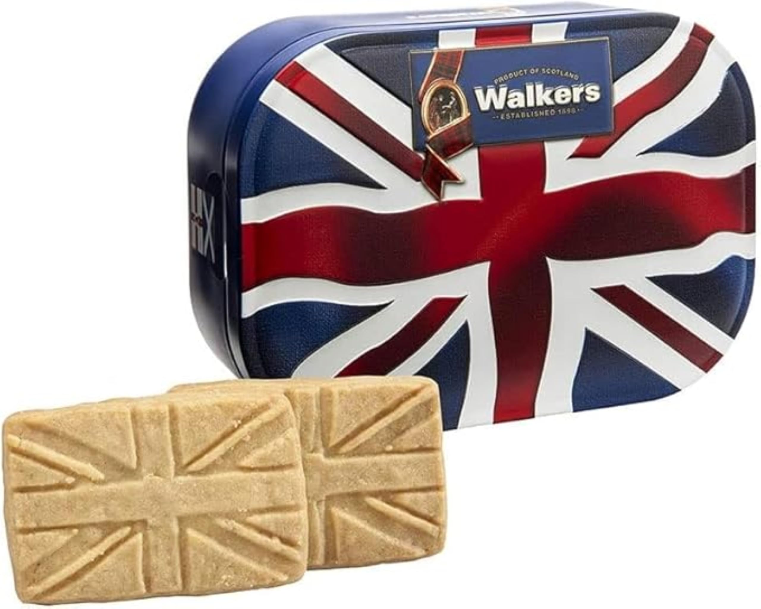 Walker's Shortbread Union Jack Keepsake Tin - Traditional Butter Biscuits Gift