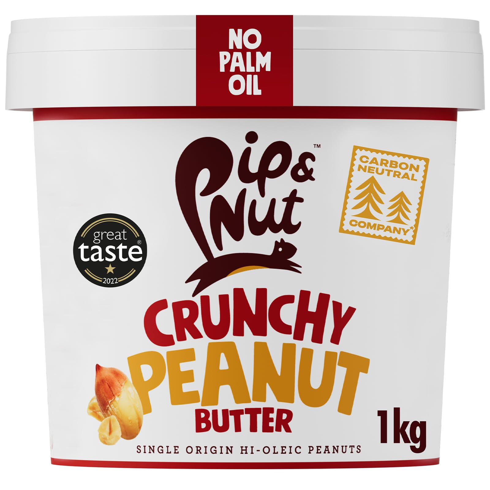 Pip & Nut Crunchy Peanut Butter, 1 kg 9