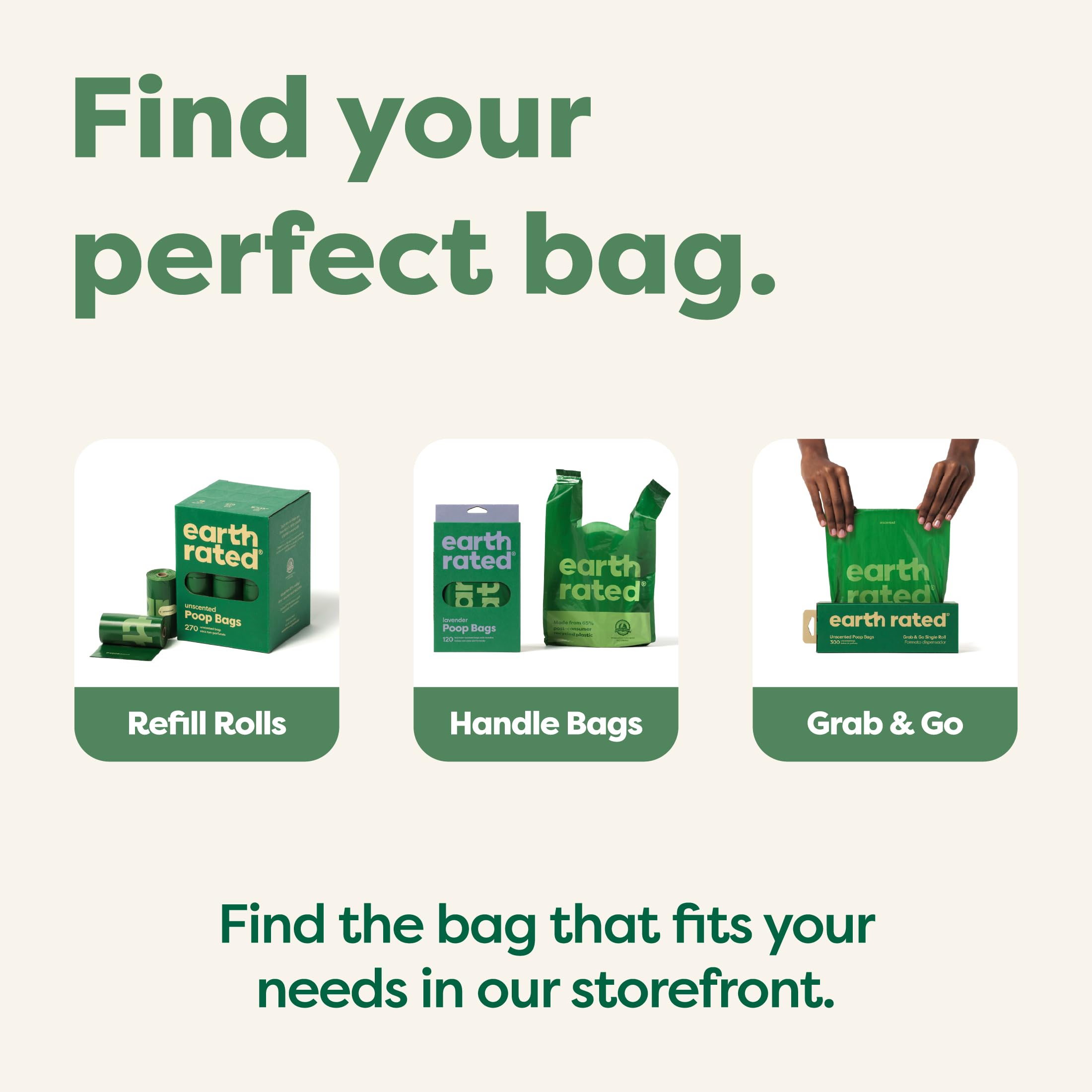 Earth Rated Dog Poo Bags - Guaranteed Leak Proof Refill Rolls | Unscented | 270 Count 5