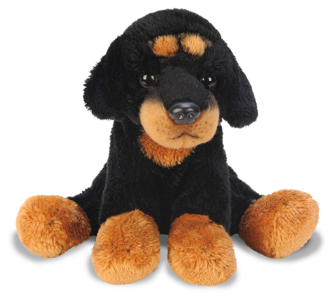 Yomiko Rottweiler Plush Toy - Small Realistic Dog with Airbrushed Details