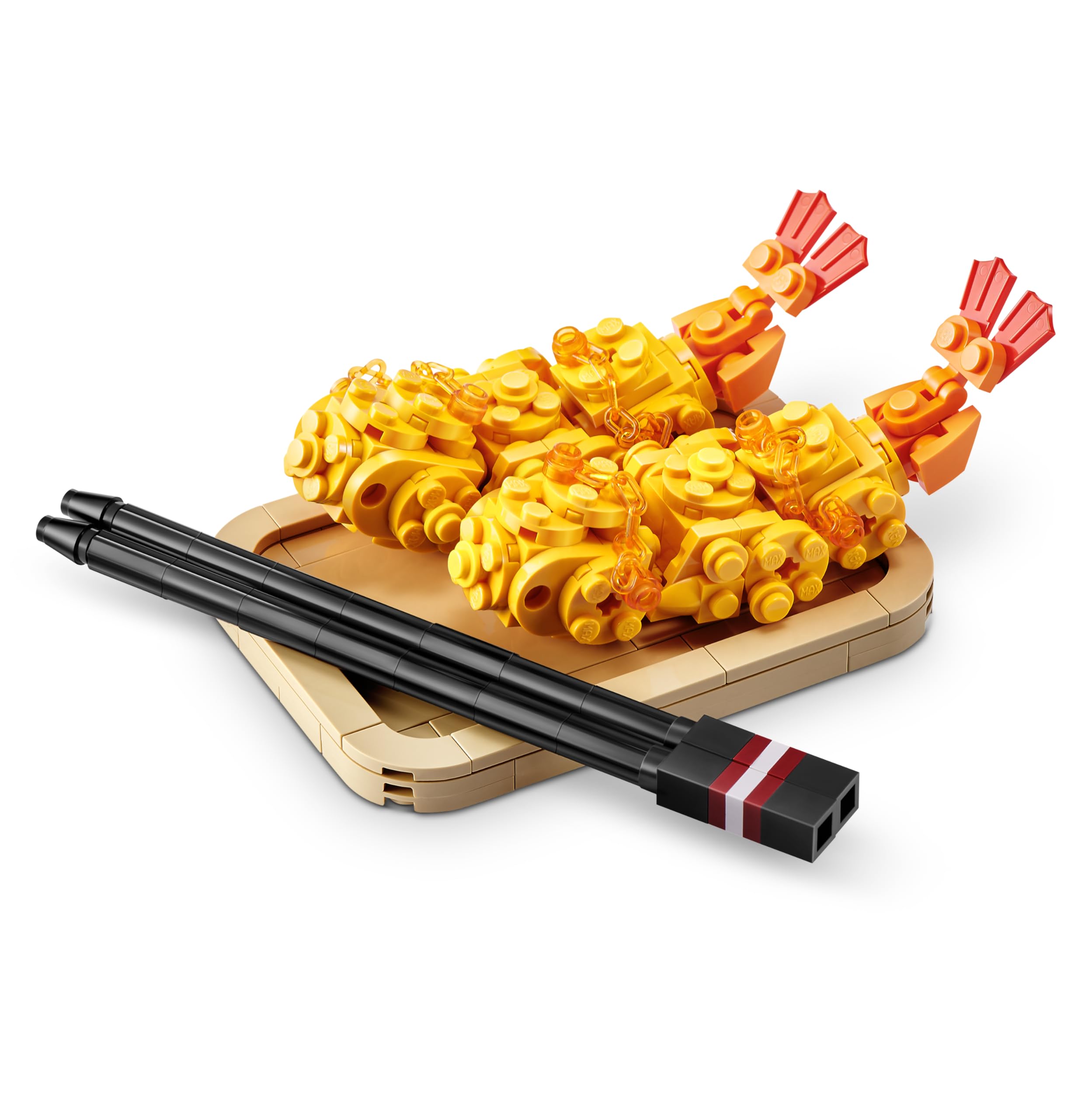 Max Build More Premium Sushi Bar Collection (Tempura) - 212-Piece Building Set for Ages 8+