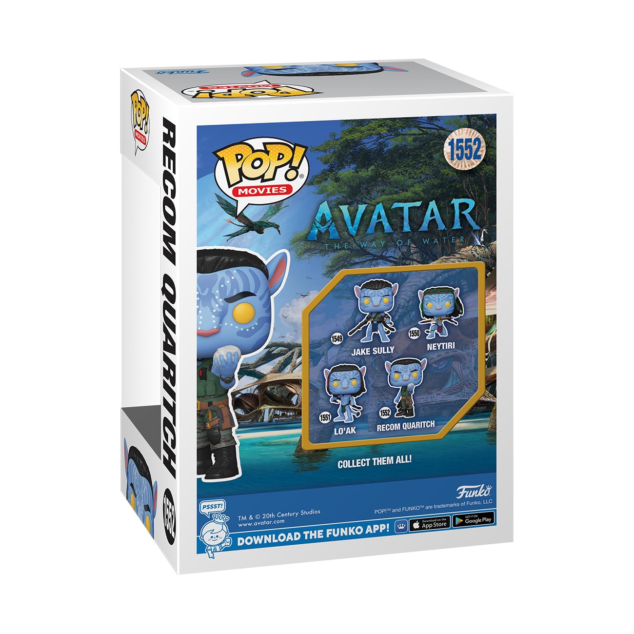 Funko Pop! Movies: Avatar: The Way of Water - Recom Quaritch Vinyl Figure 11