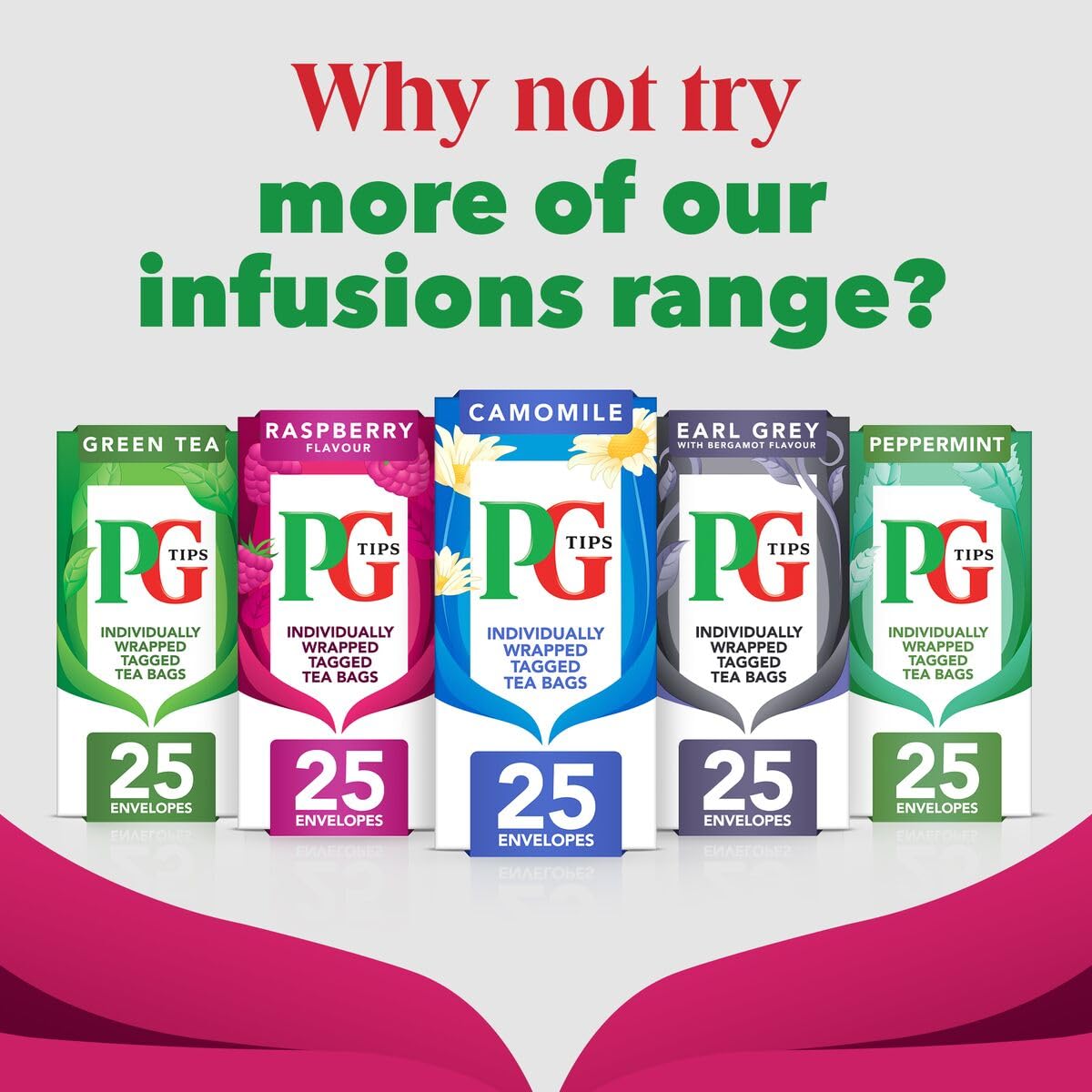 PG Tips - Himbeerblätter-Teebeutel, 150 einzeln verpackte, biologisch abbaubare Teebeutel 7