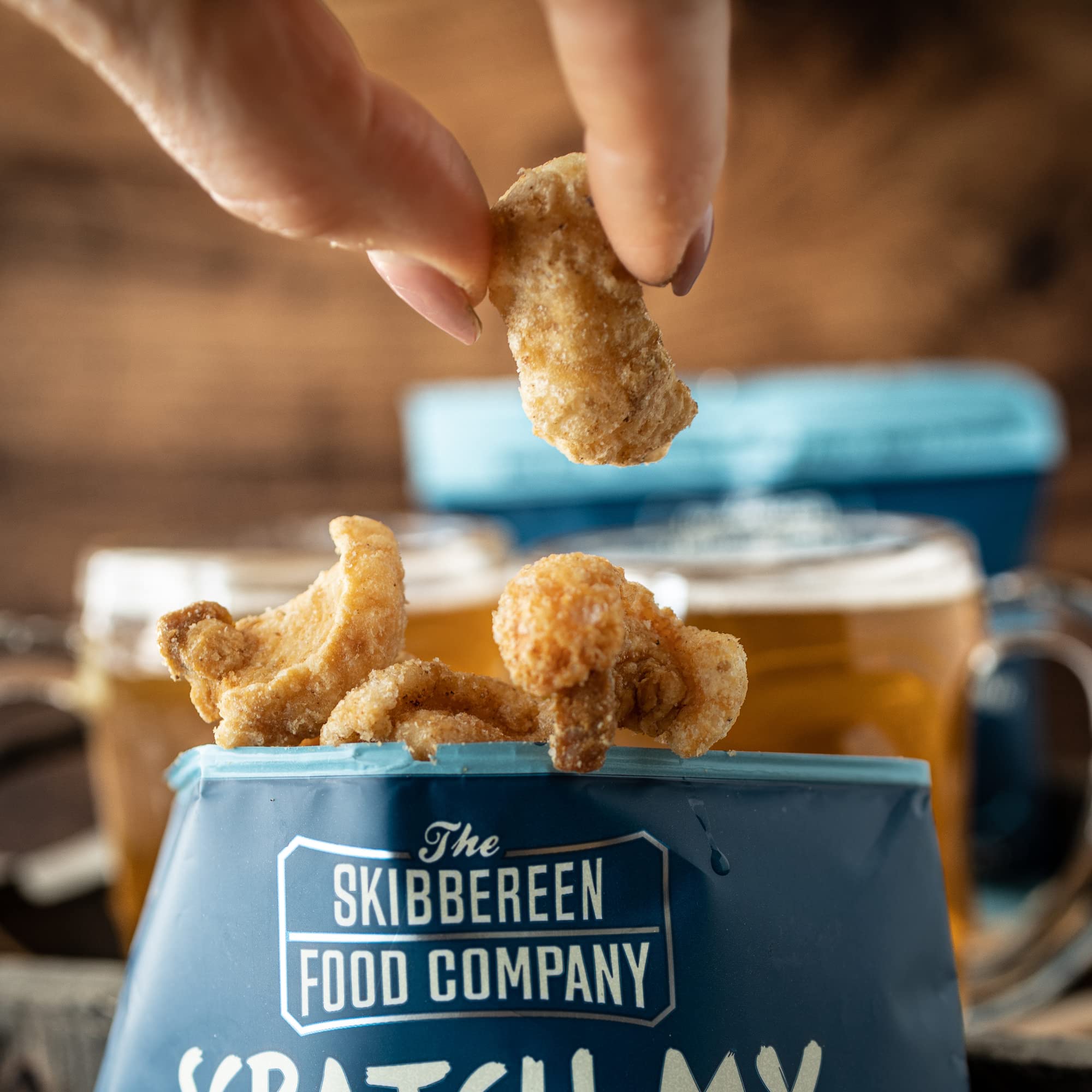 The Skibbereen Food Company Scratch My Pork Bulk Salted Pork Scratchings 250g 3