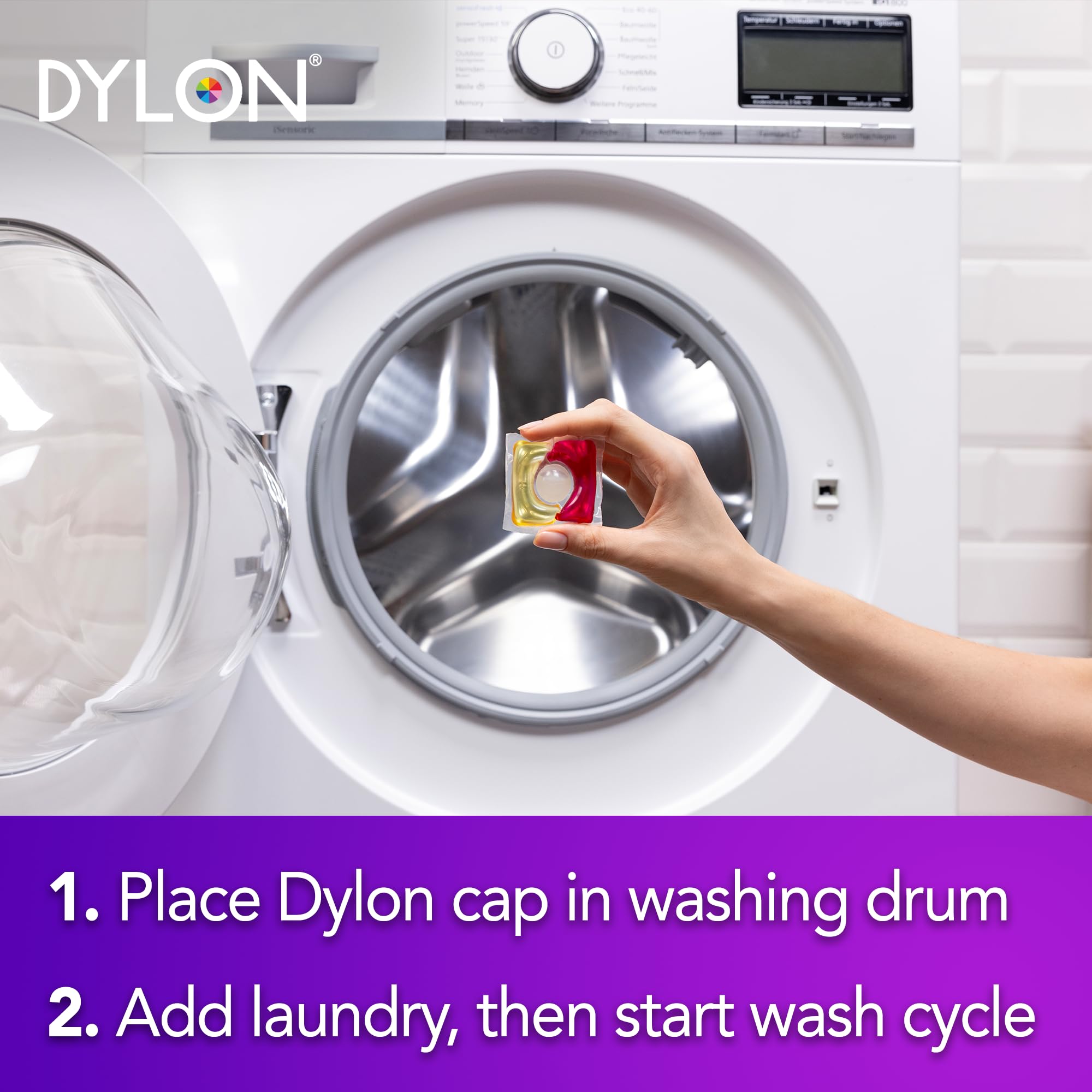 Dylon - Colour Caps Laundry Detergent (18 Wash Loads) 4