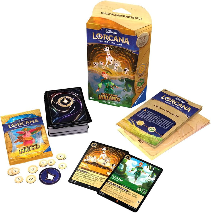 Disney Lorcana: Into the Inklands - Starter Deck - Pongo and Peter Pan