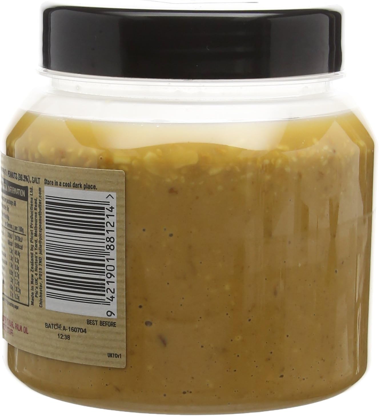 Pic's - Peanut Butter Crunchy 1 kg Nut Spread 3