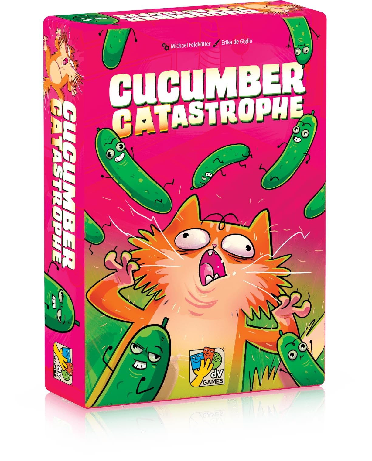 dV Giochi Cucumber Catastrophe - Quick Trick-Taking Card Game | 3-6 Players | Ages 8+