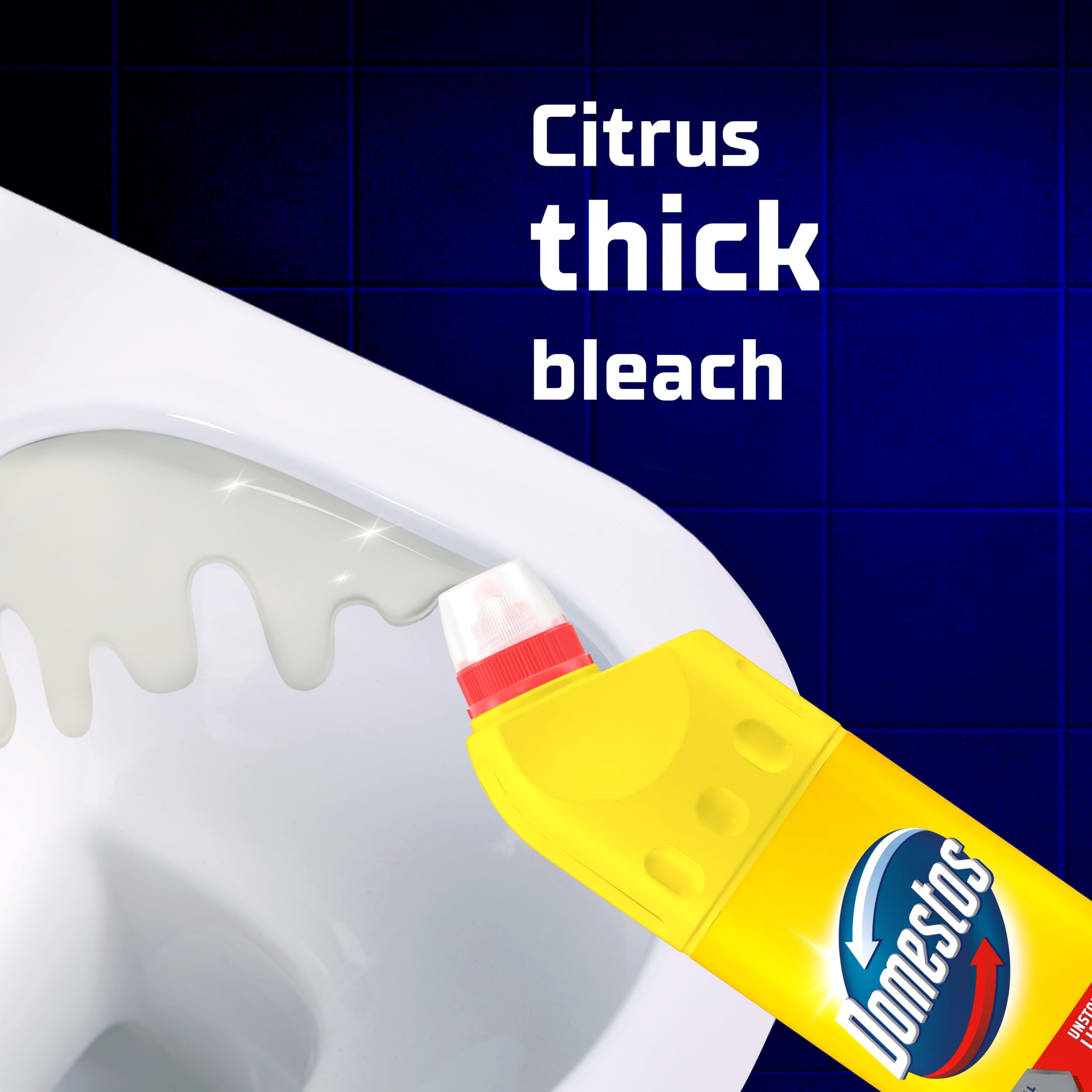 Domestos - Citrus Fresh Thick Bleach Disinfectant Cleaner 9