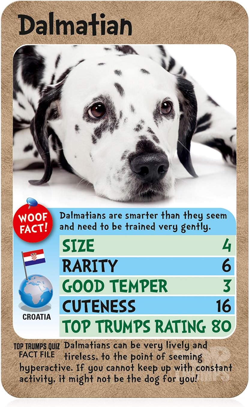 Top Trumps Dogs Card Game