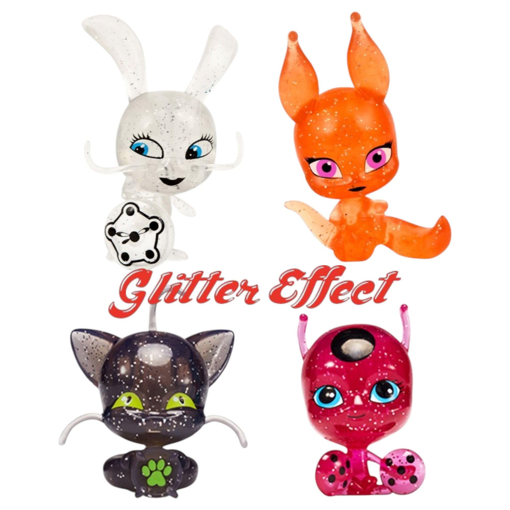Miraculous Bandai Ladybug and Cat Noir Kwami Surprise 8 Pack - Collectible Plastic Figures for Kids 3