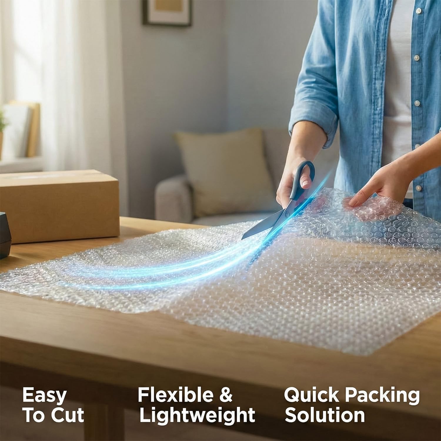Rainberg Heavy Duty Bubble Wrap Roll - 300mm x 20m | Tear-Resistant | Recyclable 5
