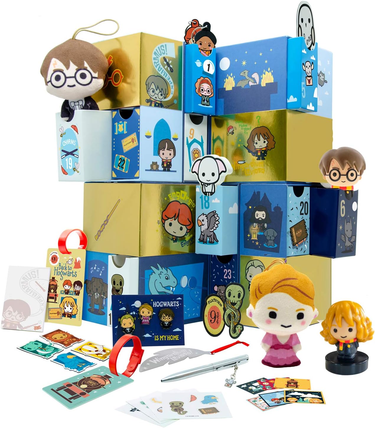 Harry Potter Magical Infinity Advent Calendar - Rotating 360° Collectible with 24 Gifts