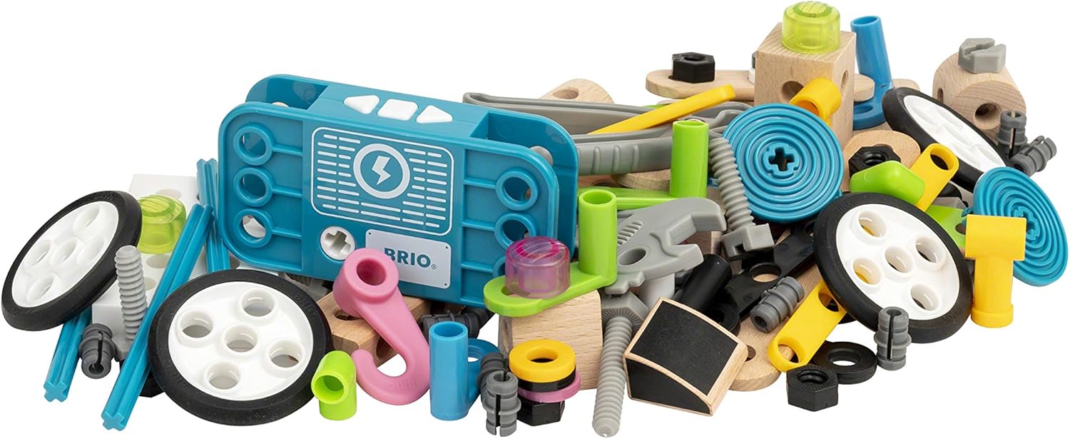BRIO Builder Motor Construction Set - STEM Building Toy for Ages 3+ 4