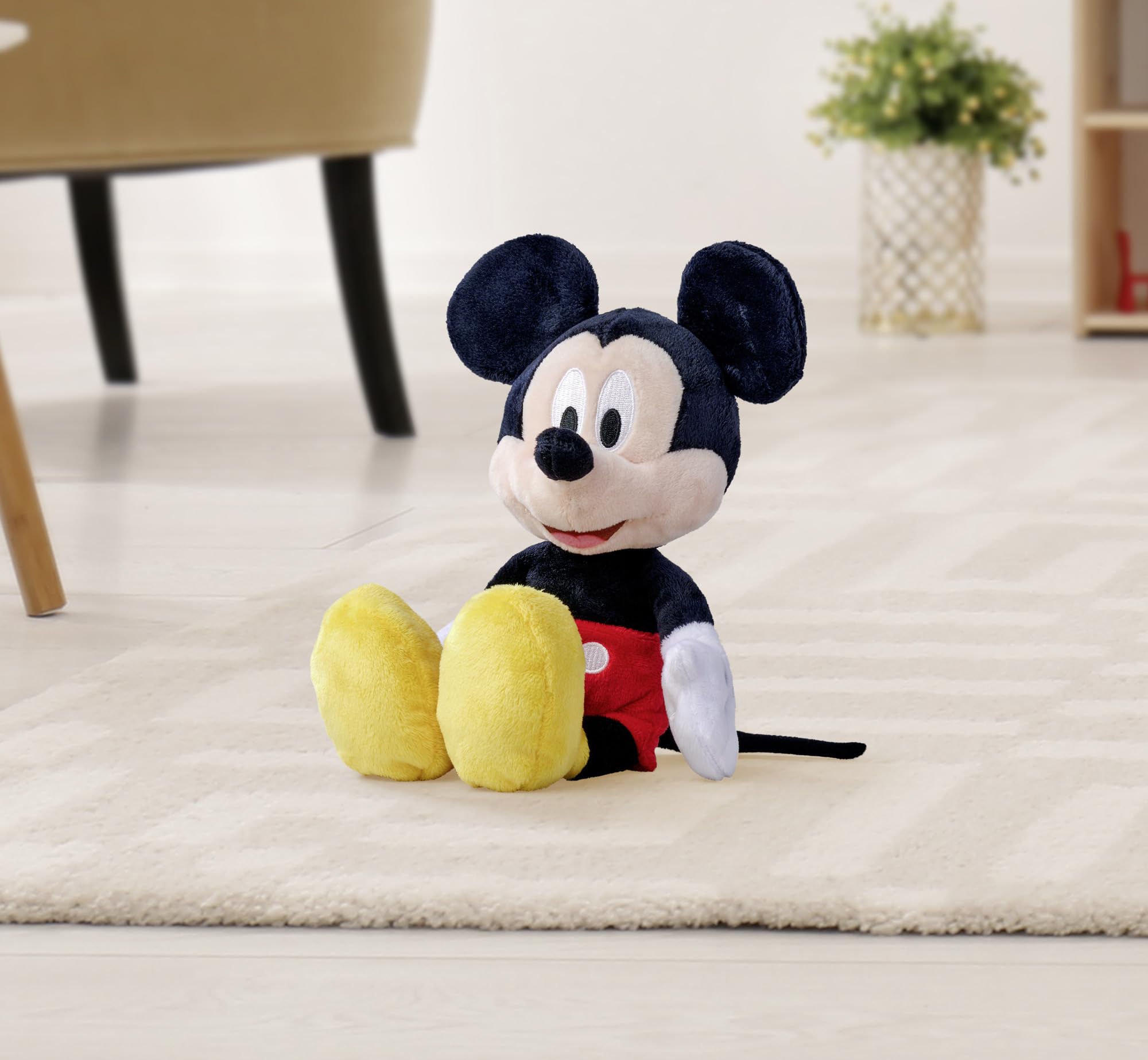 Simba 6315870225 Mickey Mouse Plush Toy - 25 cm Cuddly Soft Stuffed Animal for Babies 3
