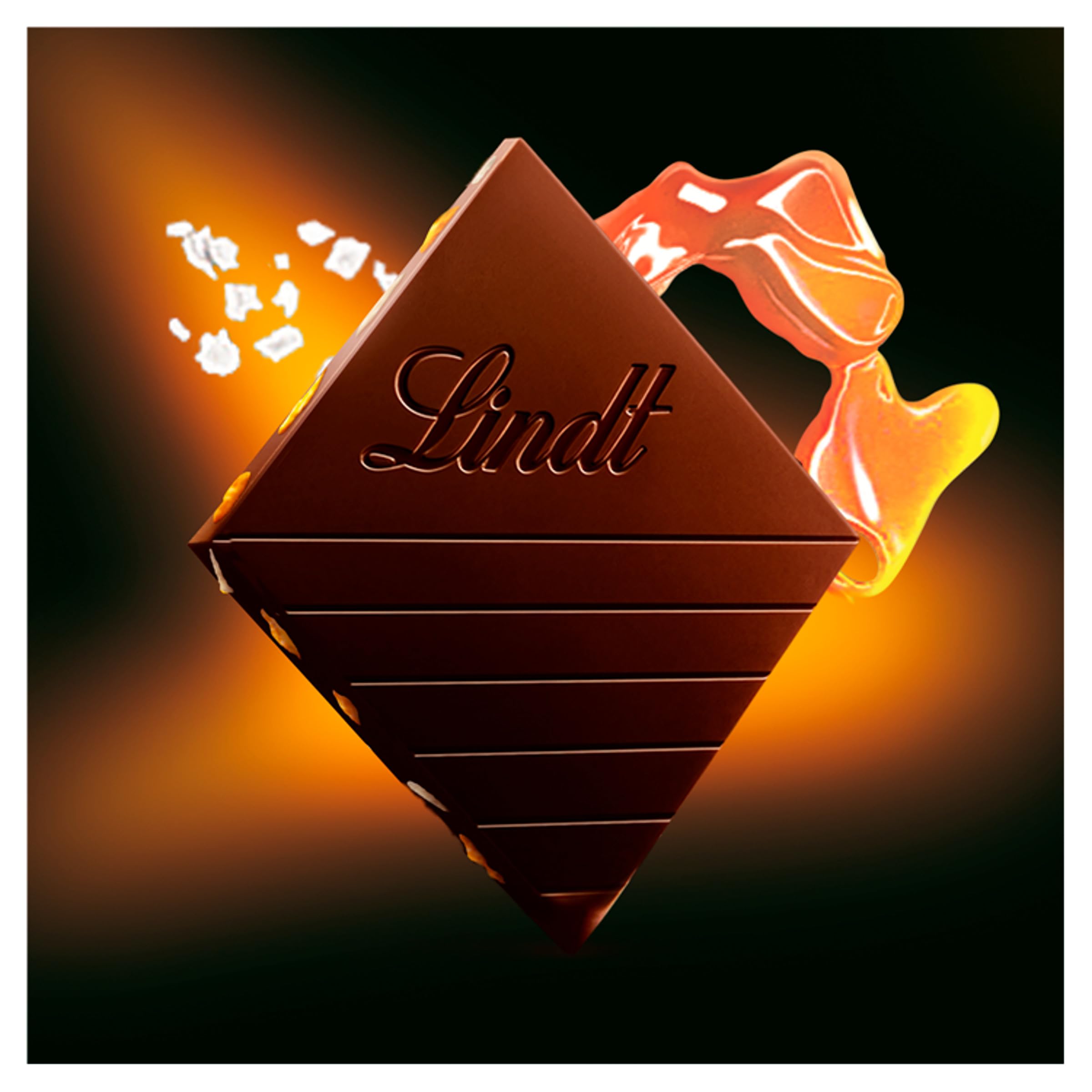 Lindt Excellence Dunkle Karamellschokolade mit einem Hauch Meersalz - 100g