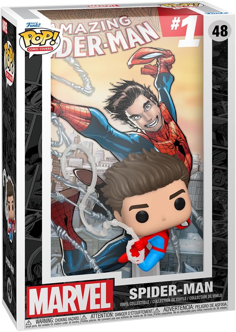 Funko Pop! Comic Cover: Marvel - The Amazing Spider-Man #1 - Spider-Man Vinyl Figure