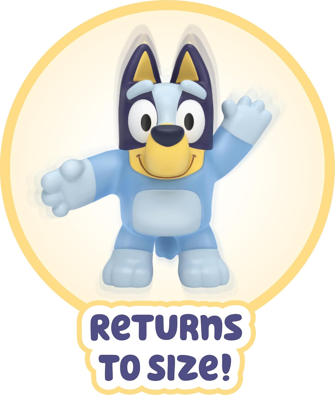 Stretchy Bluey - Super Stretchy Squishy Toy Figure for Toddlers 3+ 4