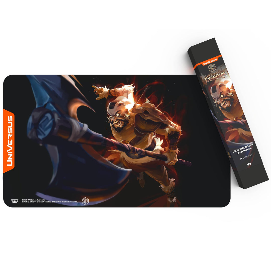 UniVersus Critical Role: Heroes of Exandria Grog Strongjaw Playmat (UVSCR06)